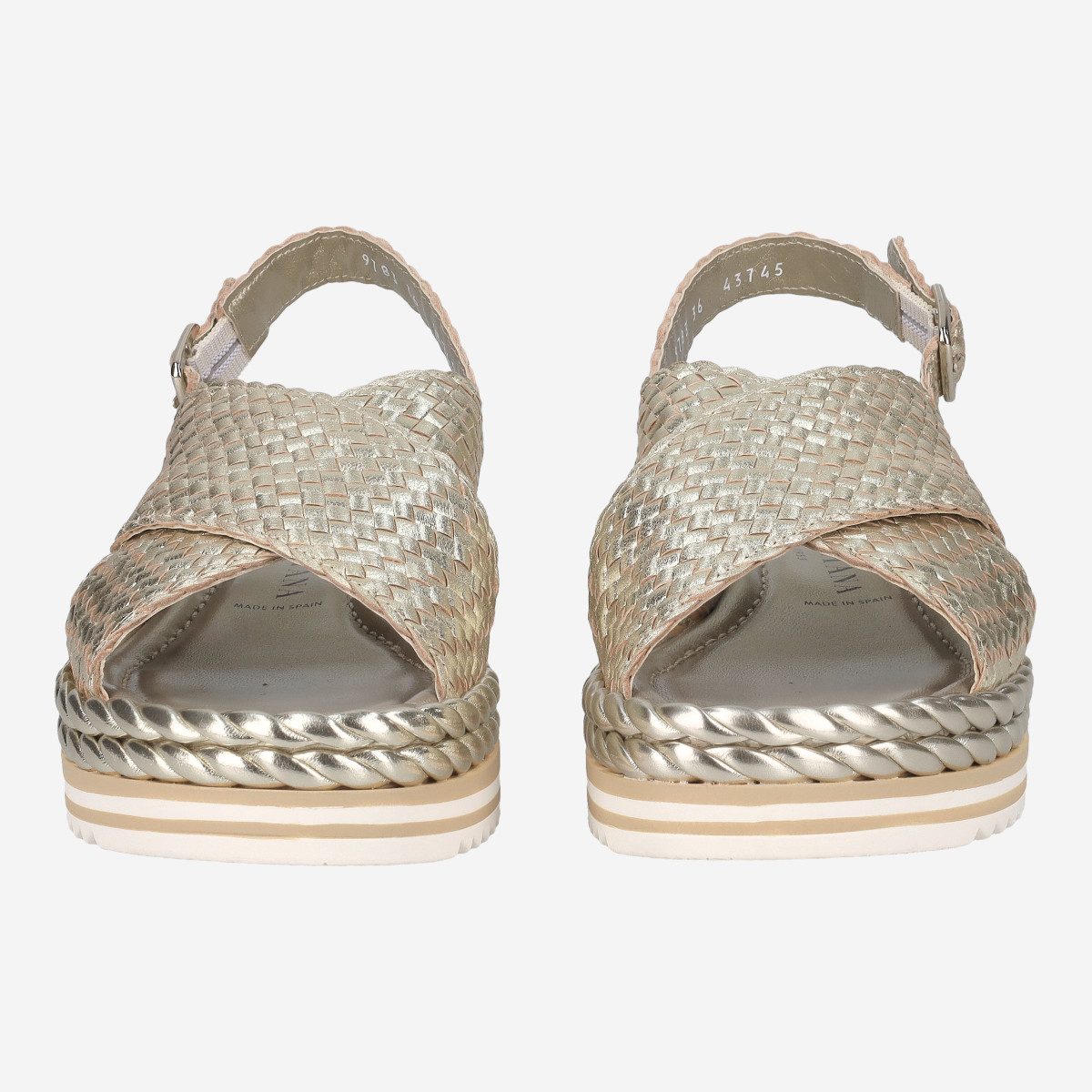 Pons Quintana Pons Quintana 9783.T00 PLATINO, Sandaletten, Gold, Damen Sandalette