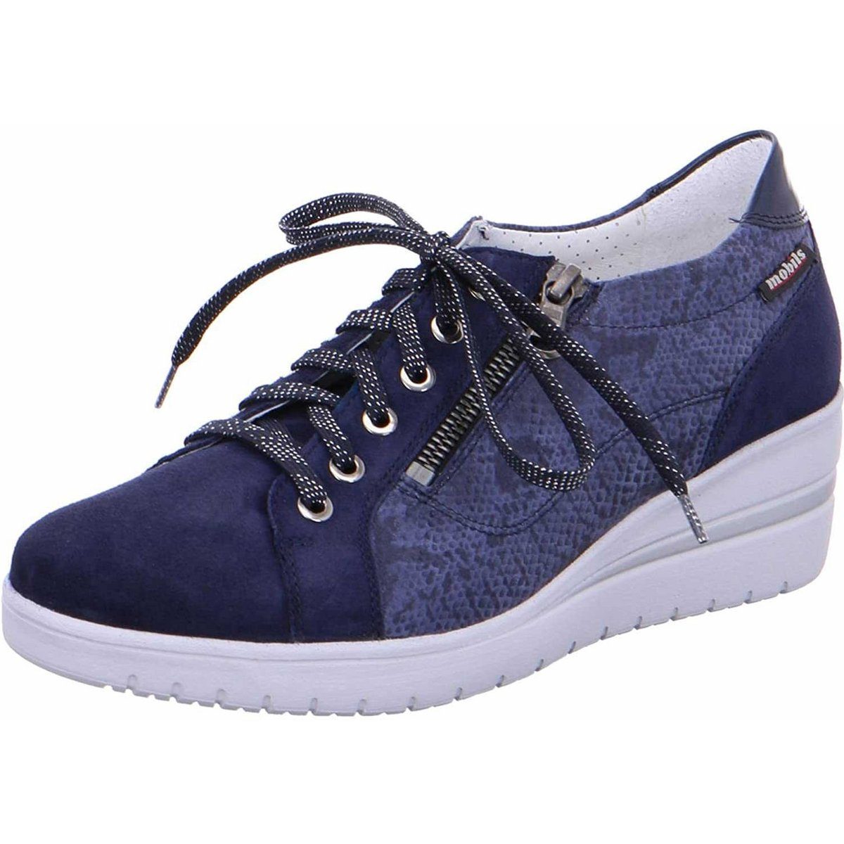 Mephisto blau Schnürschuh (1-tlg)