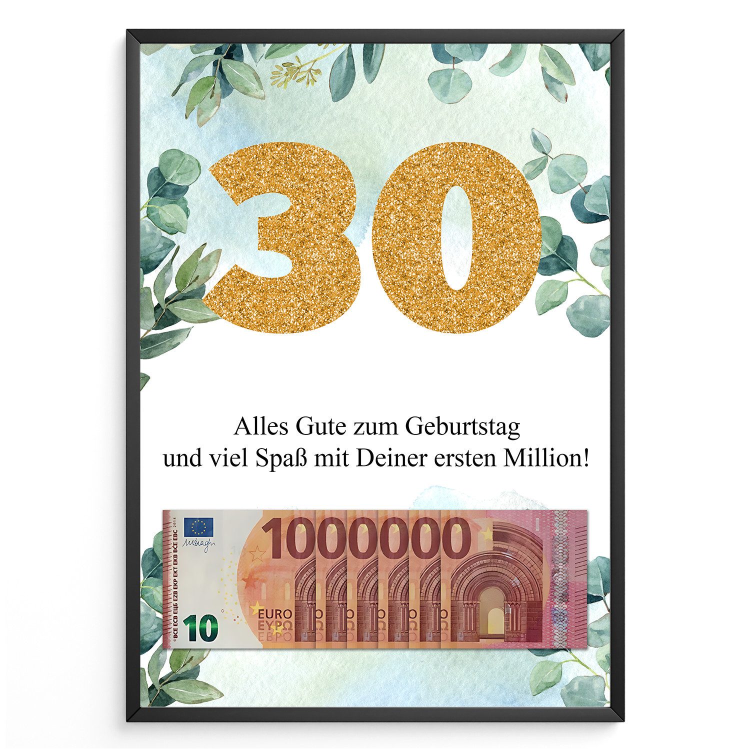 Tigerlino Poster Geldgeschenk Geburtstag Frauen Männer günstig online kaufen