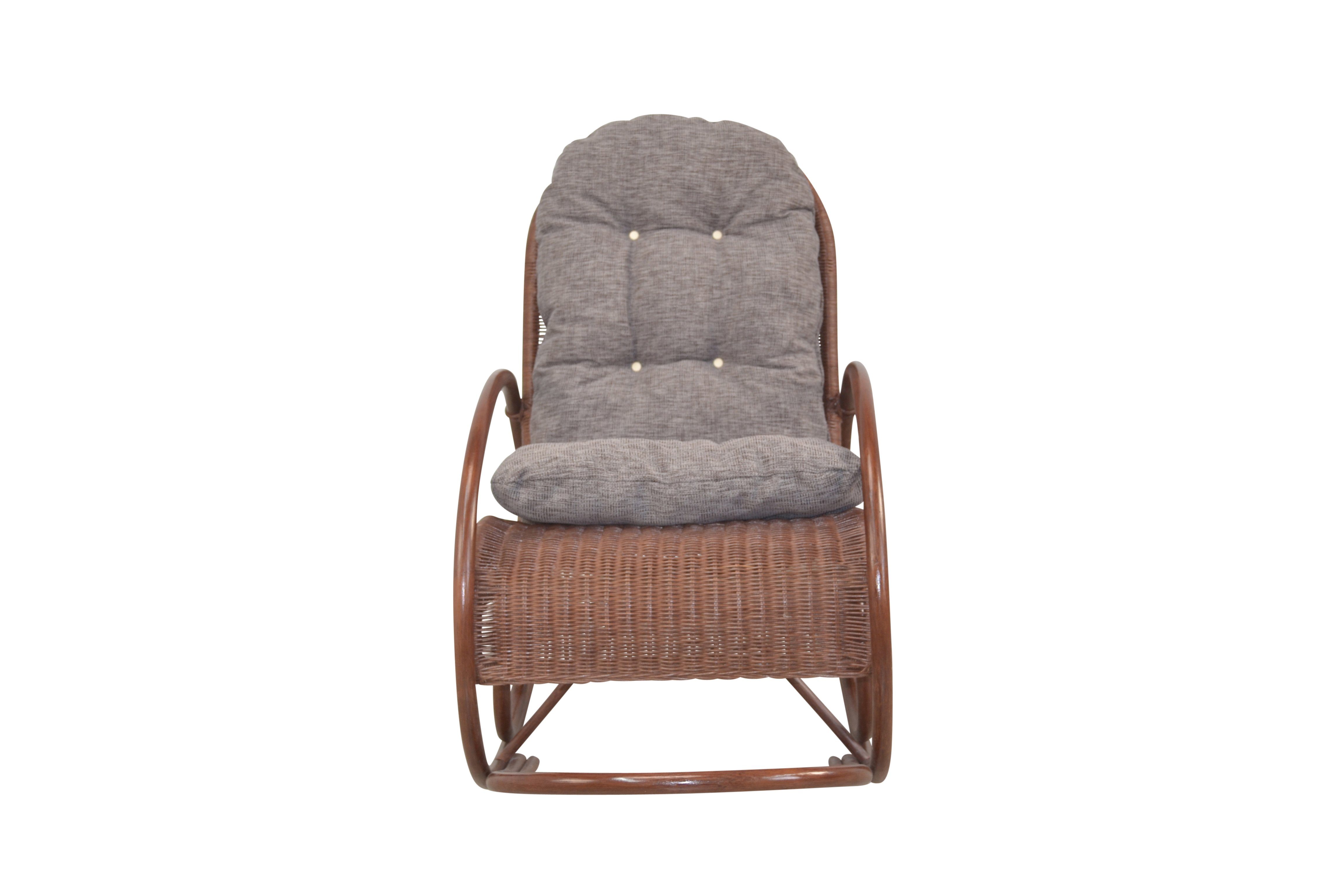 moebel-direkt-online Schaukelstuhl Luisa (Mit Kissenauflage)