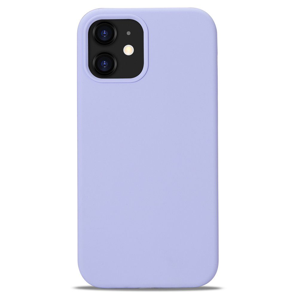 FITSU Handyhülle Silikon Case für iPhone 12 Hülle 6,1 Zoll, Schlanke Handyschale Soft Case Schutzhülle mit Kameraschutz Slim Cover