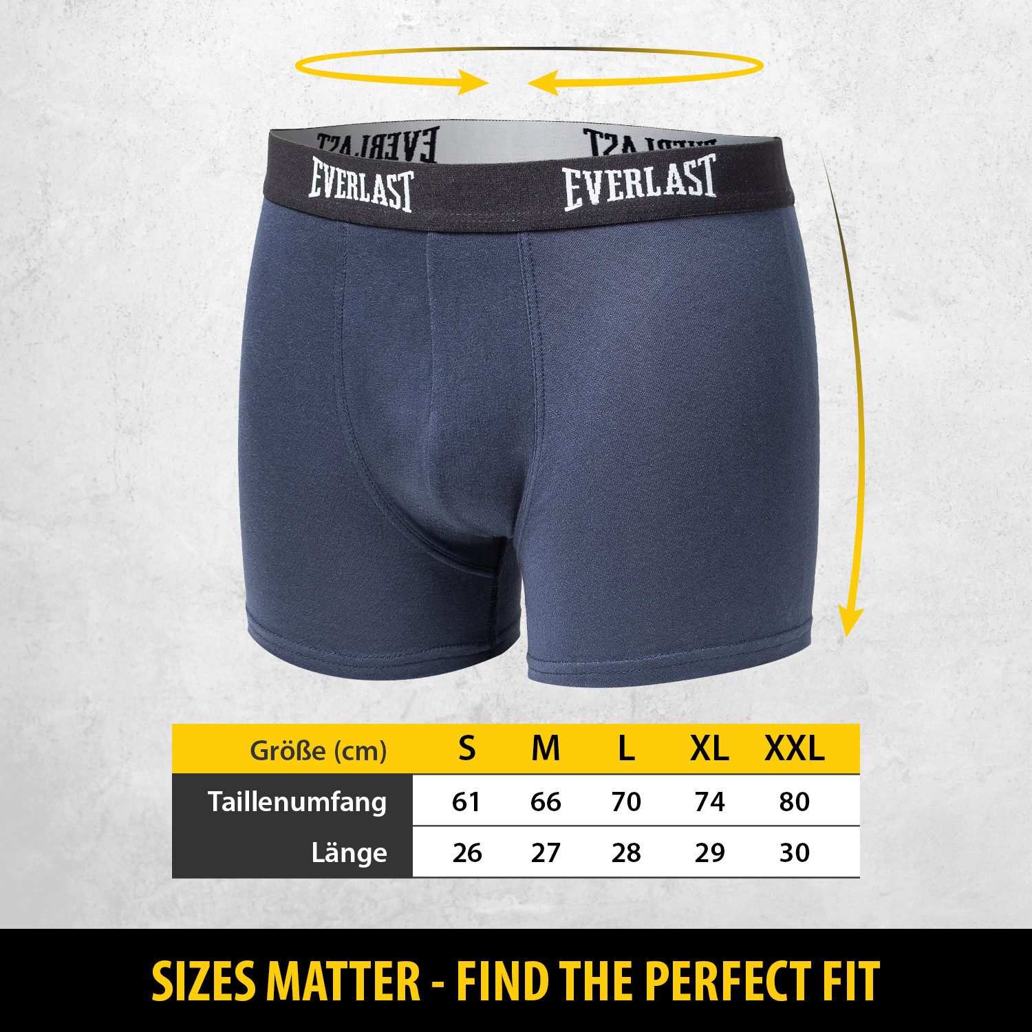 Everlast Boxershorts Herren Unterhosen 4er Pack aus Baumwolle – Bild 4 von 5