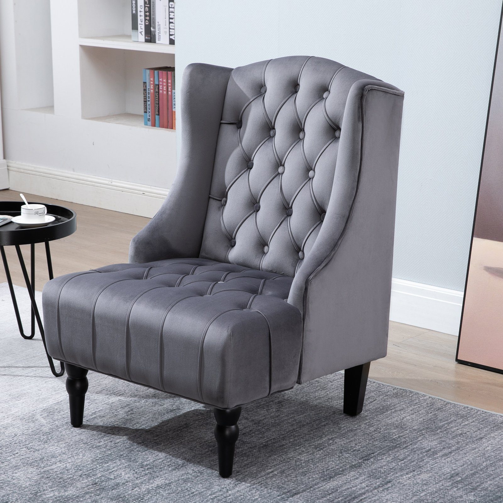 HOMCOM Relaxsessel mit Tufting erhöhte Beine günstig online kaufen