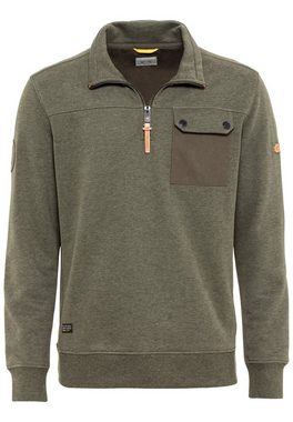 camel active Sweatshirt mit Stehkragen