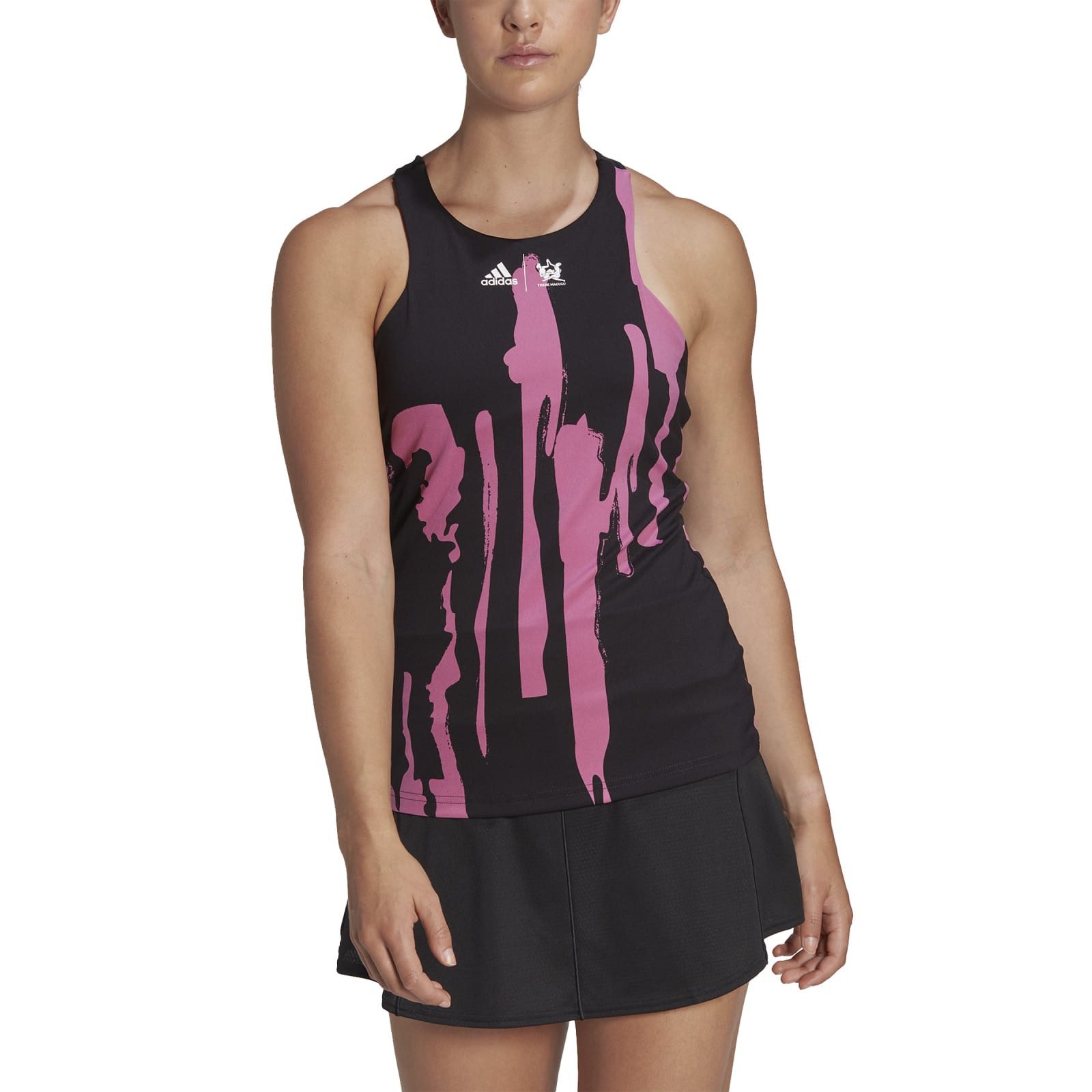 adidas Performance Tanktop Tennis-Tank New York (schmal, Thebe Magugu Logo) schwarz Damen