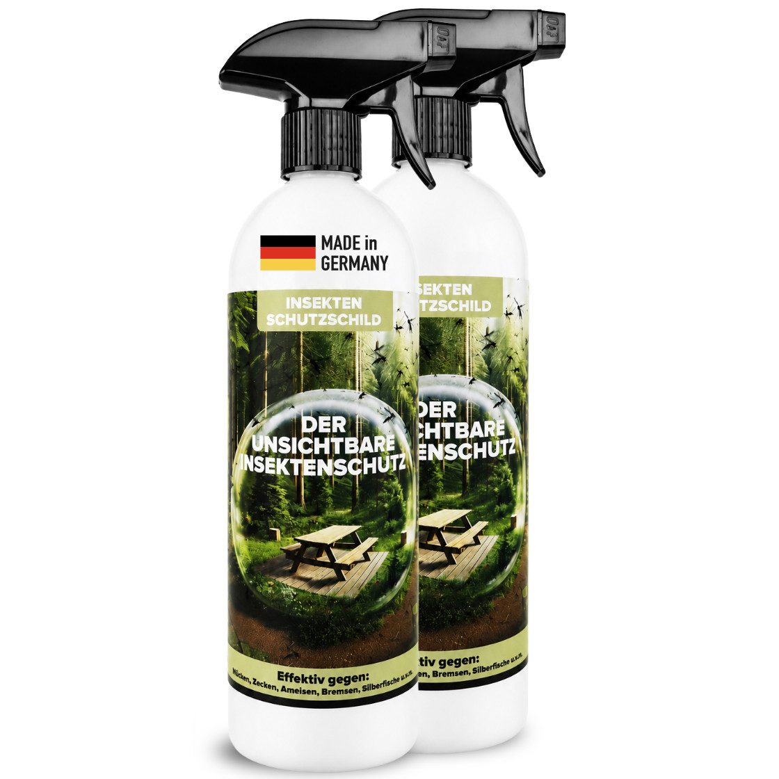 BlueCraft Insektenspray Effektiver Insektenschutz für Oberflächen & Umgebung - Ungezieferspray, 1-St., 750 ml, Langzeitschutz gegen Mücken, Zecken, Ameisen, Spinnen im Haus, Garten