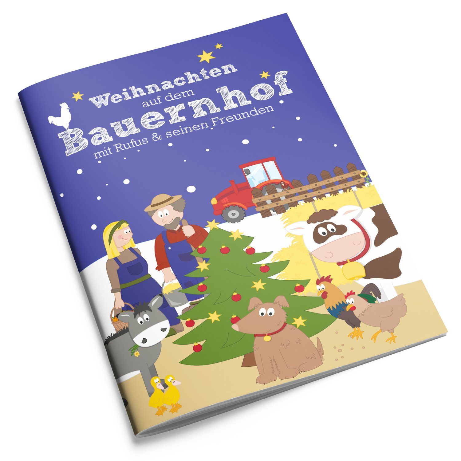 yoamo Spielwelt Bauernhof für Kinder mit 24 Holzfiguren, Spielkoffer, (26-tlg), 26-teilig (1 Set)