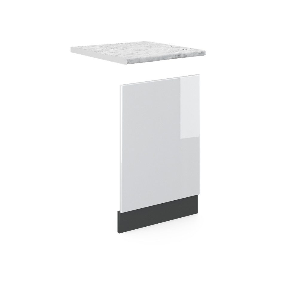 Vicco Frontblende R-Line, Weiß/Anthrazit, AP Marmor (1 St)