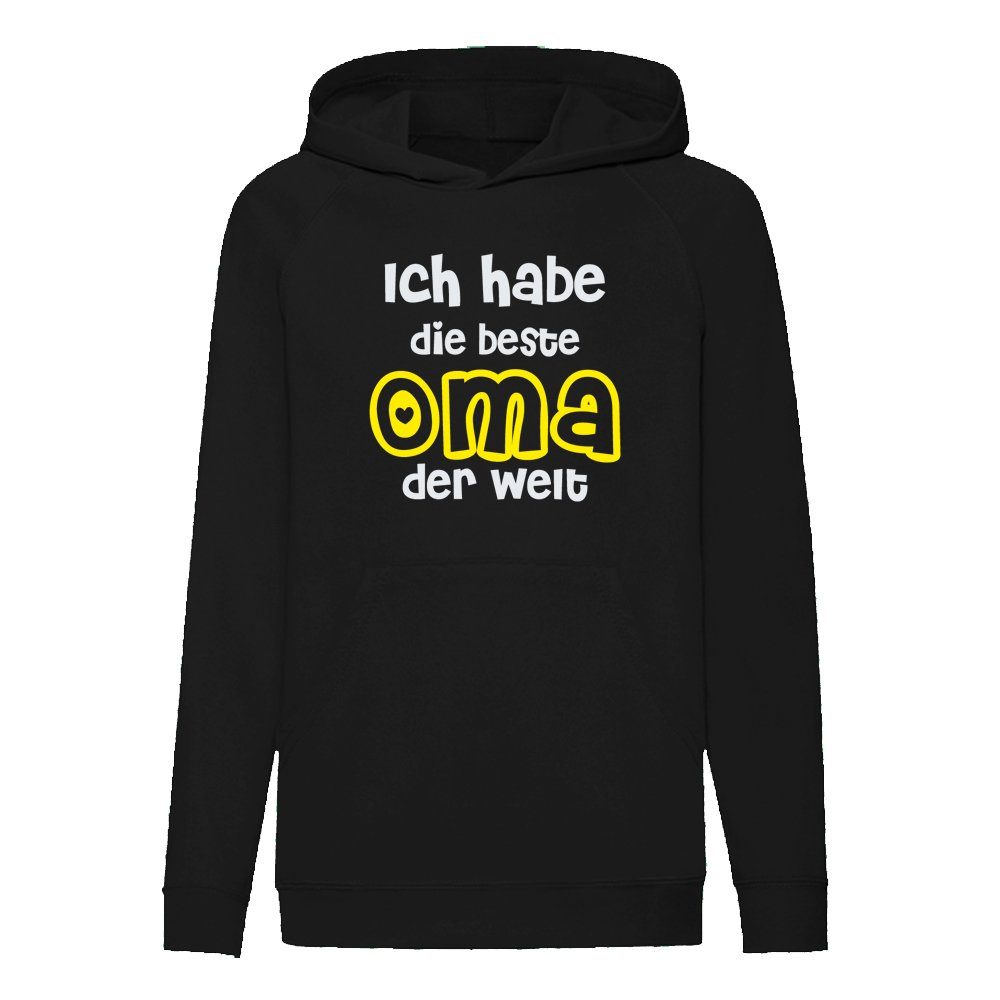 Ggraphics Hoodie Ich habe die beste Oma der Welt Kinder Hoodie