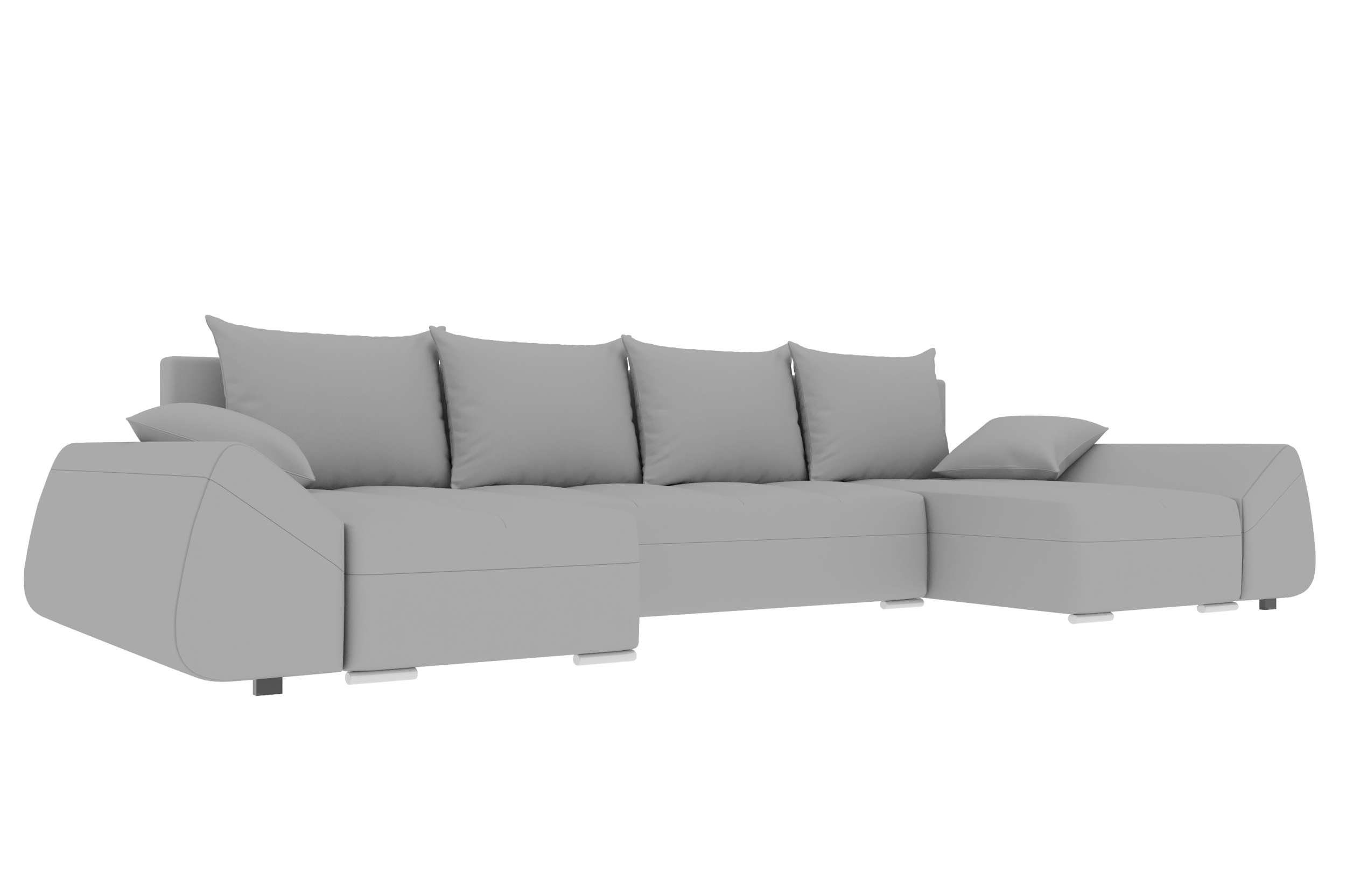 Stylefy Wohnlandschaft Madeira, U-Form, Eckcouch, Bettkasten, Modern Sitzkomfort, Sofa, mit Bettfunktion, Design mit