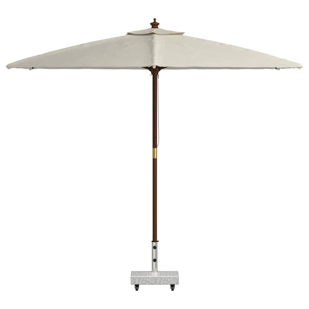 vidaXL Schirmhalter Sonnenschirmständer Grau 45 x 25 x 45 cm Granit, 1 tlg.