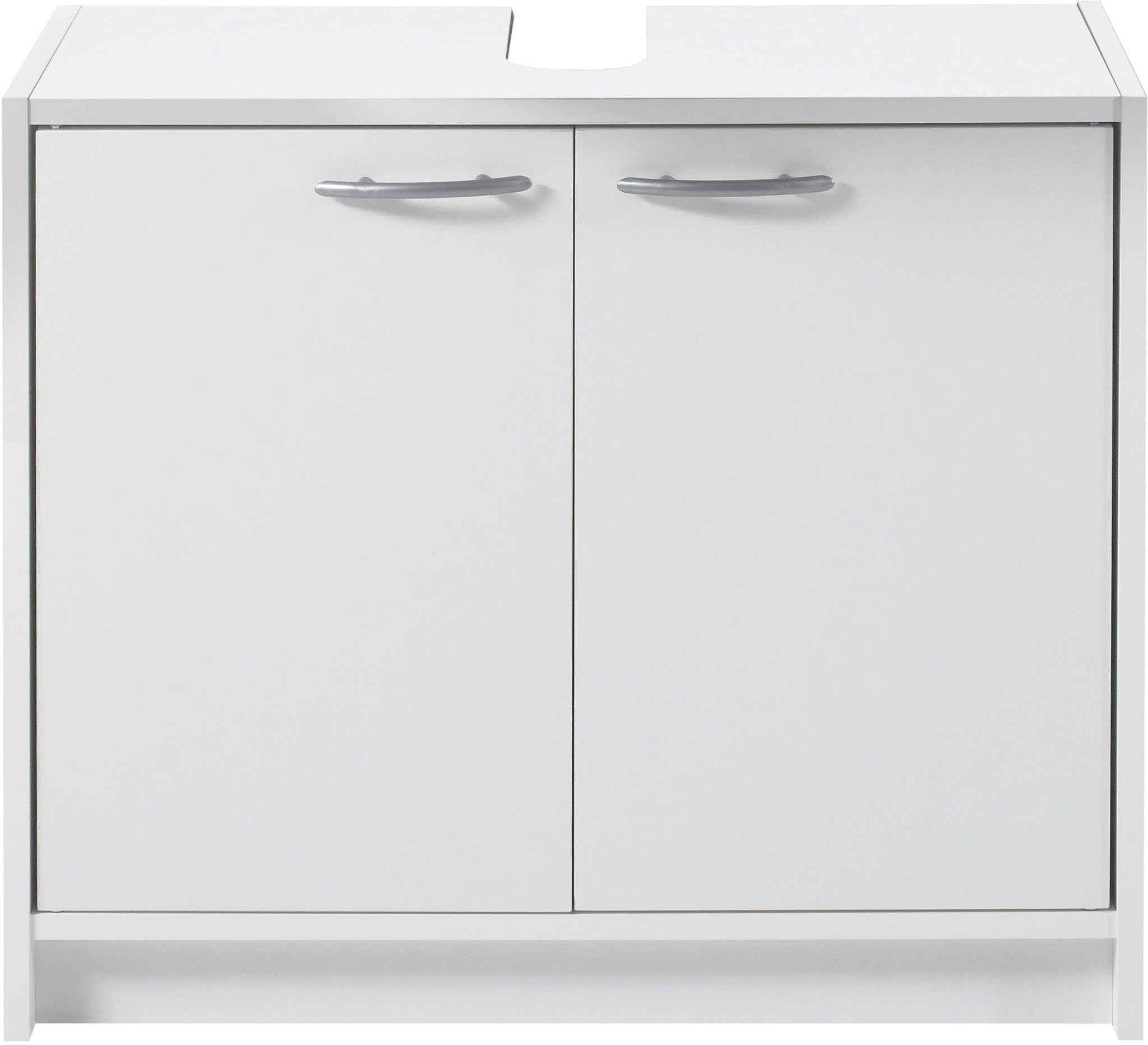 BASIC by Balculina Waschbeckenunterschrank Smash, Breite 63 cm (1-St) mit 2 Türen