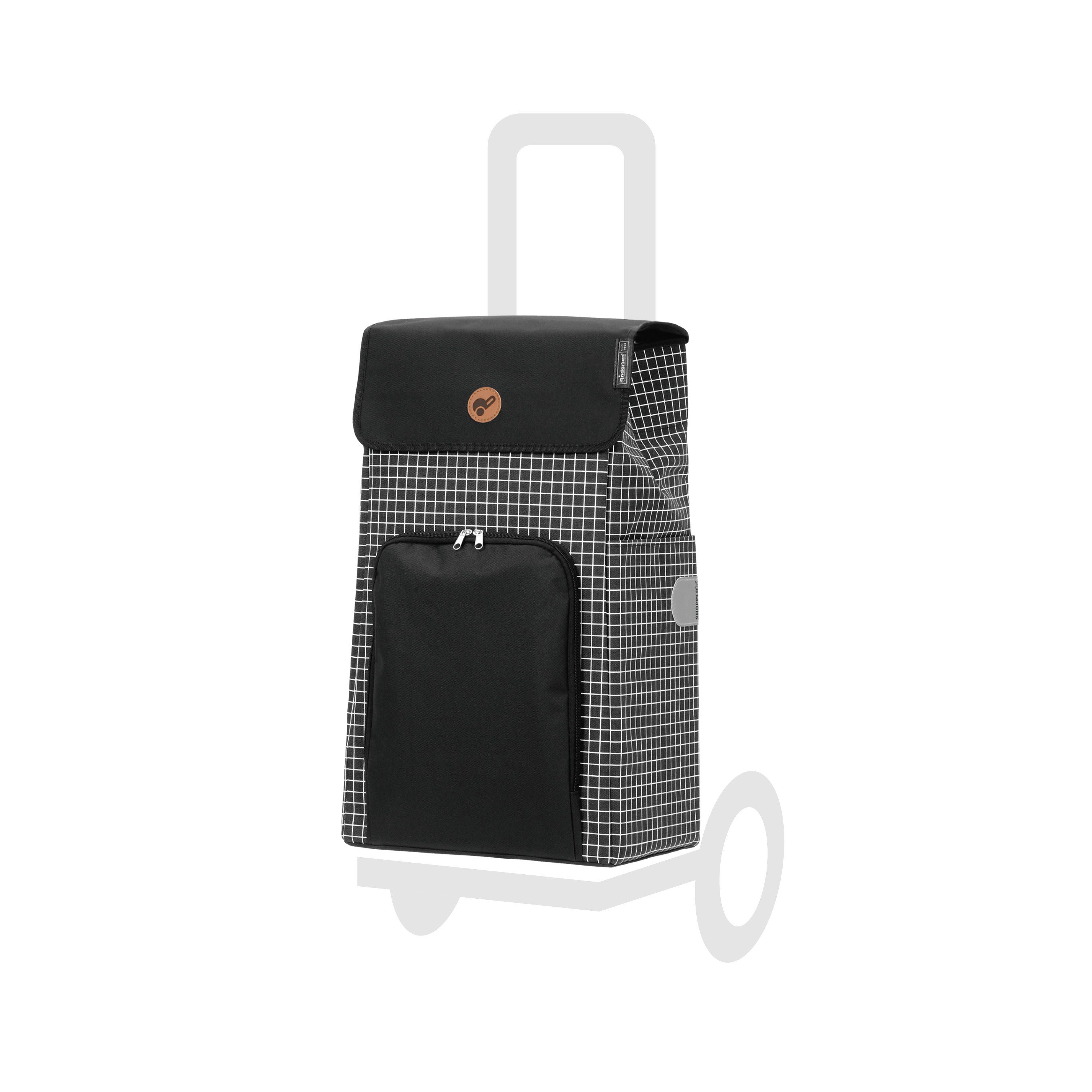 Einkaufstrolley Tasche Hildy schwarz
