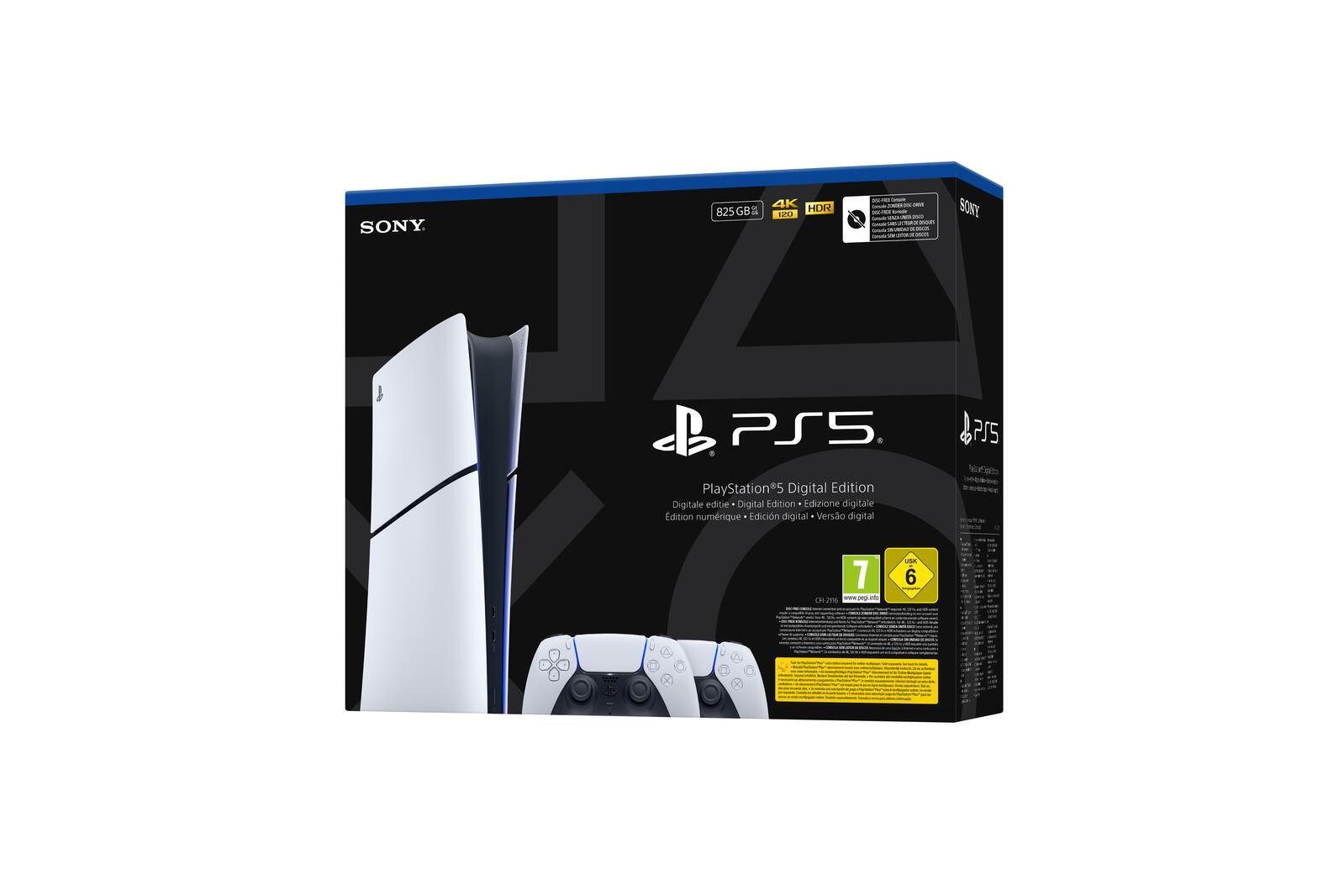 Sony PlayStation®5 - Digital-Edition - 2x DualSense® Wi