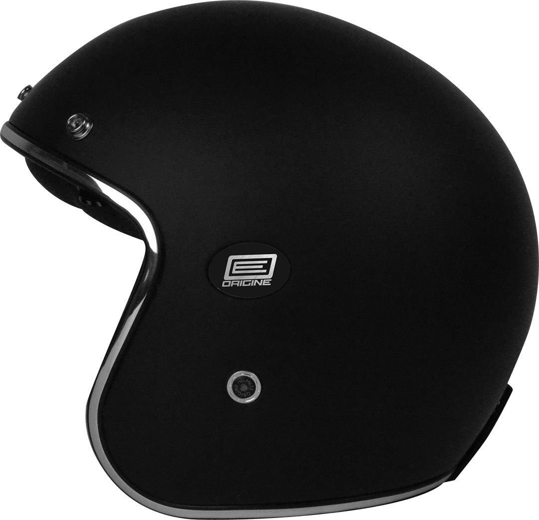 Origine Motorradhelm Sirio Jet Helm matt schwarz, integriertes Sonnenvisier