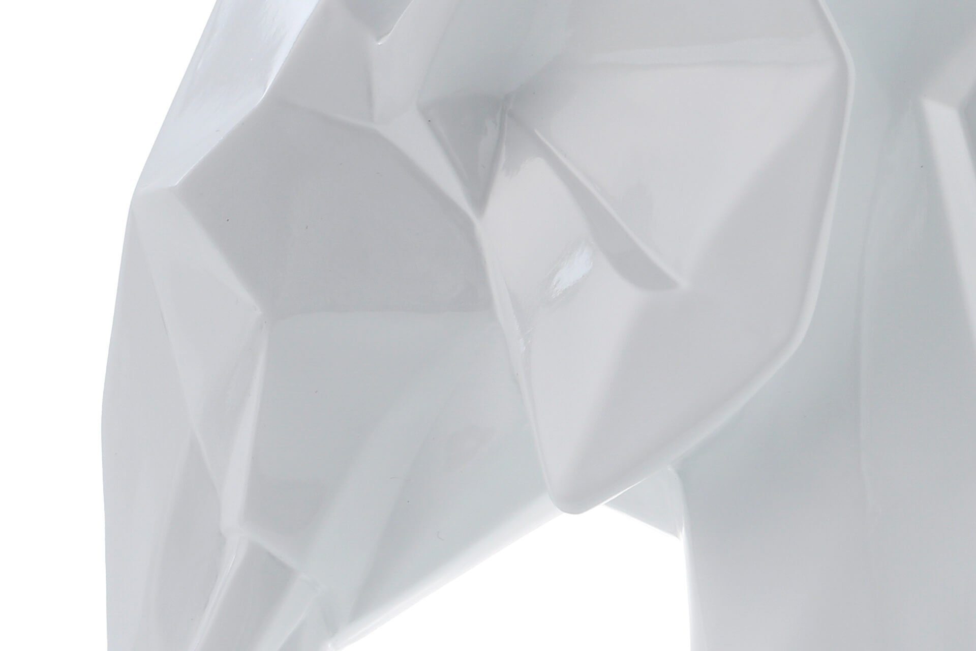 Kunststein aus Weißer Gigant Dekofigur KUNSTLOFT Figur 27x15x21 handgefertigte cm,