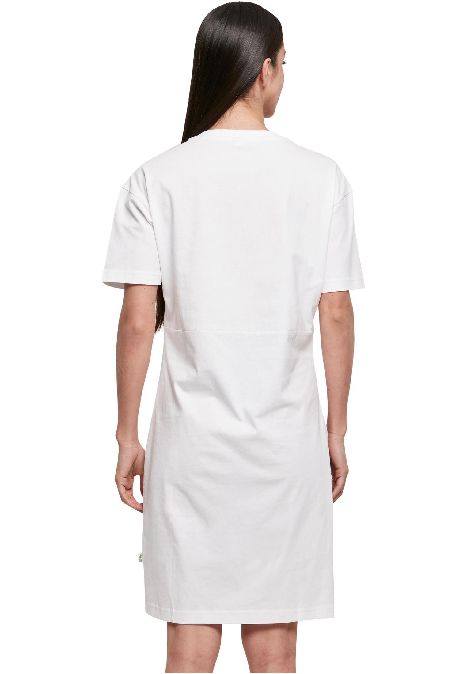 urbandreamz Jerseykleid Damen Kleid Lang Organic Oversized Slit Tee Shirt günstig online kaufen