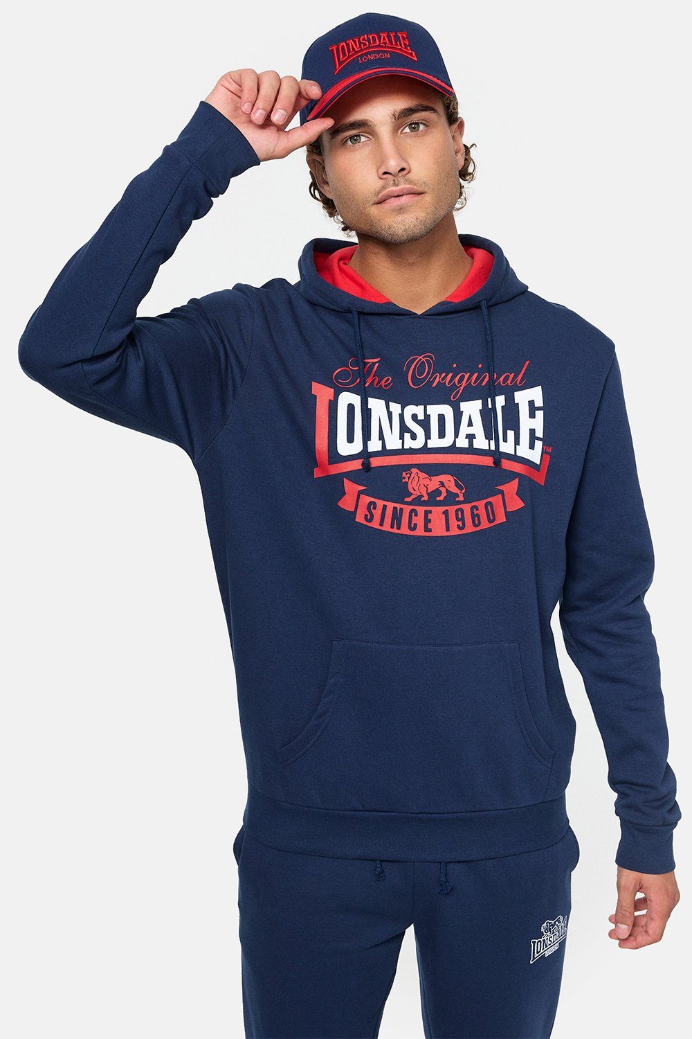 Lonsdale Kapuzensweatshirt STOTFIELD