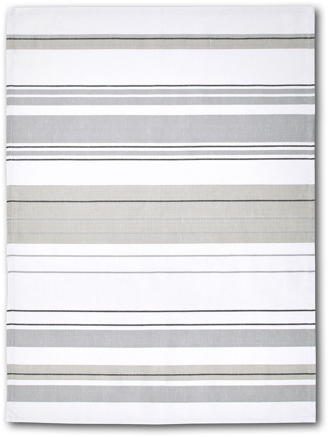 Dyckhoff Geschirrtuch Streifenvielfalt, (Packung, 6-tlg., 2x 3er Set (50 x 70 cm), Halbleinen, fusselarm