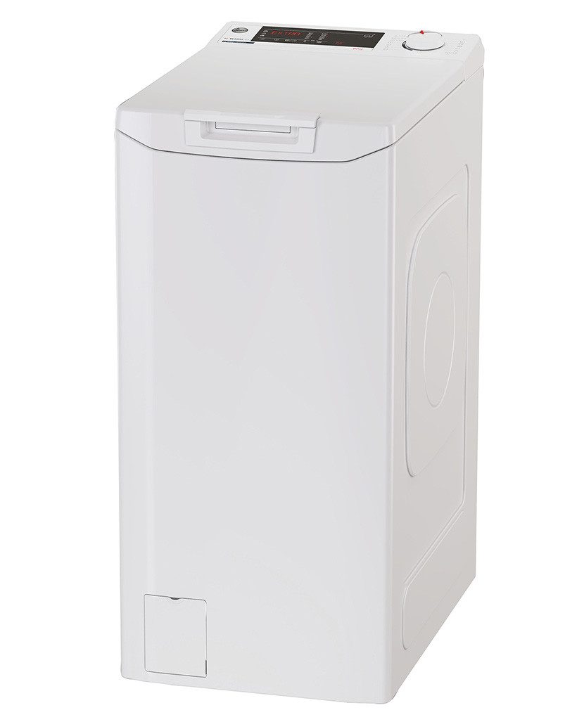Hoover Waschmaschine Toplader THOSQ085D2-S, 8 kg, 1000 U/min, 17 + 8 Programme, Mix Power System, Wi-Fi, Startzeitvorwahl