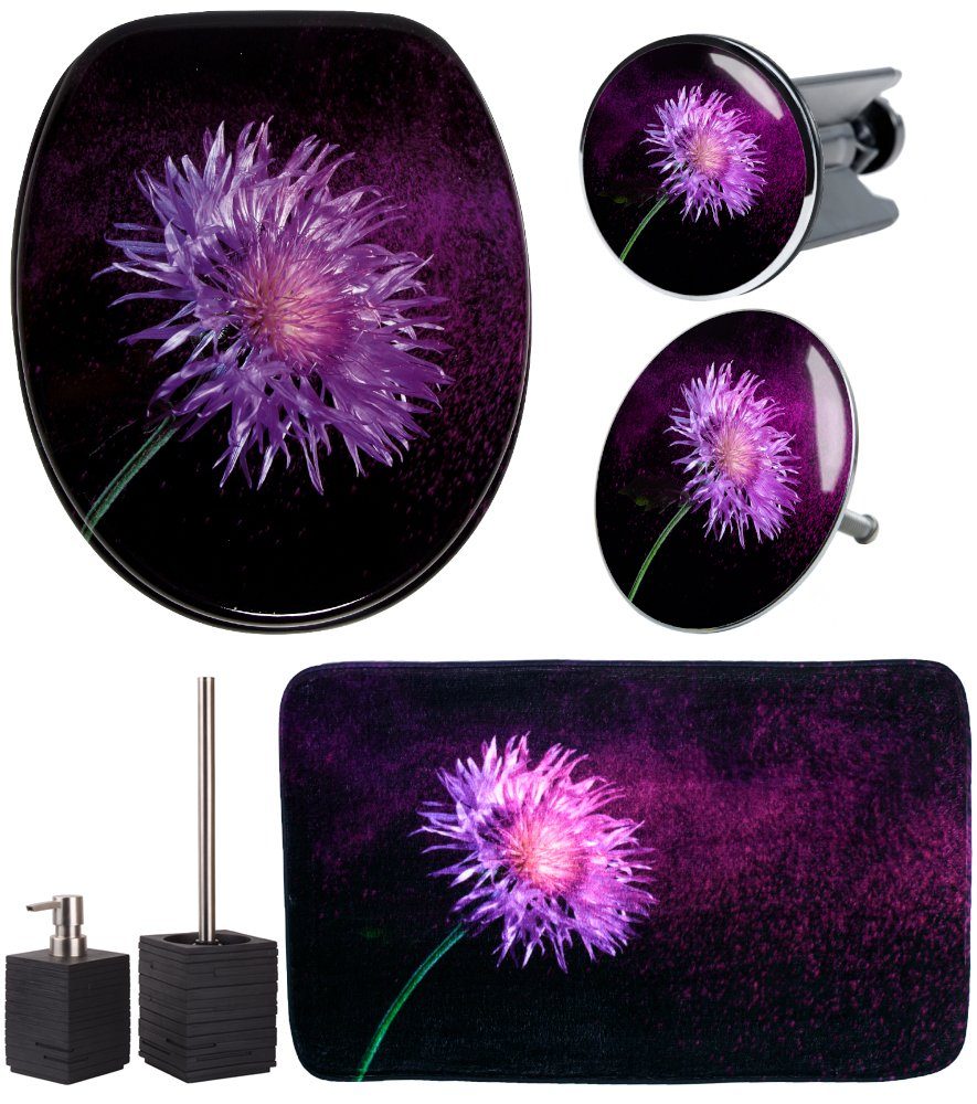Sanilo Badaccessoire-Set 6-teilig Purple Dust, WC-Sitz günstig online kaufen