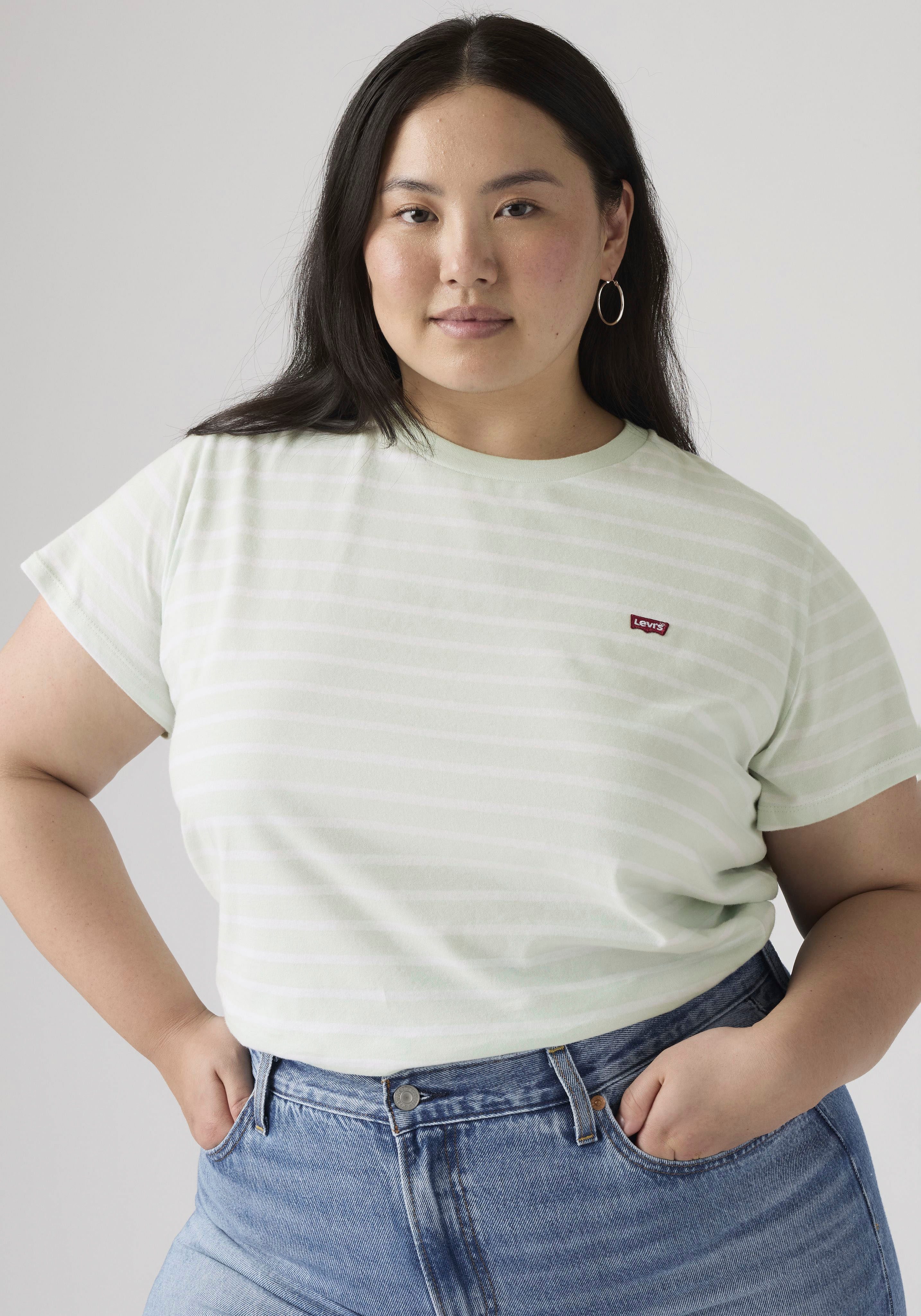 Levi's® Plus T-Shirt PL THE PERFECT im Streifendesign günstig online kaufen