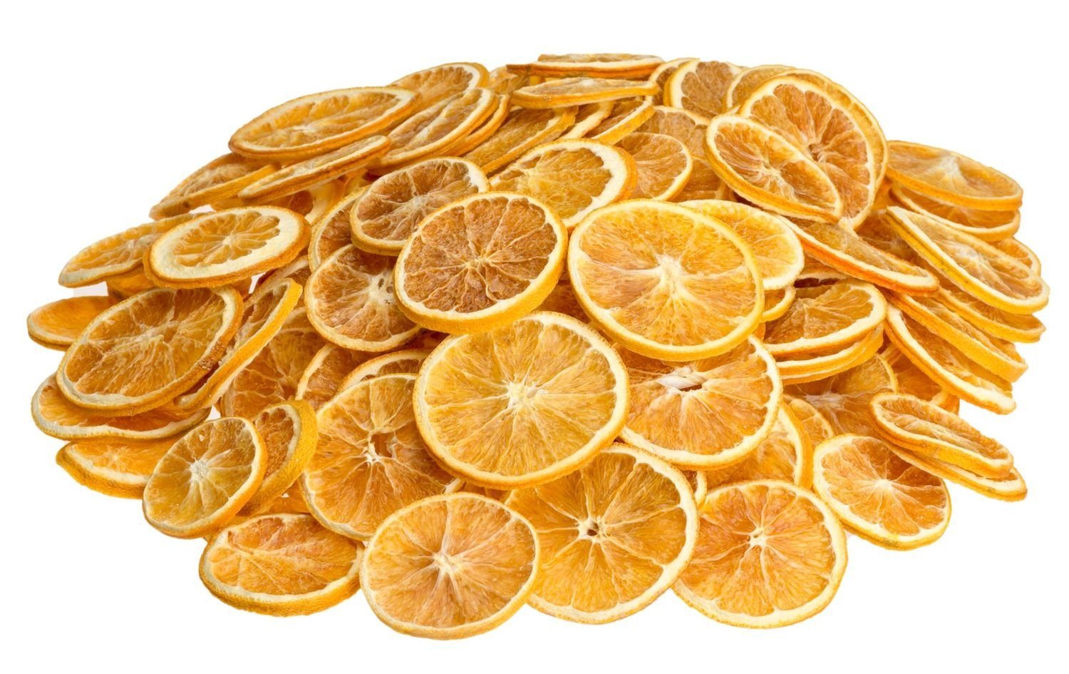 NaDeco Bastelnaturmaterial Orangenscheiben, getrocknet, im Beutel mit 500g