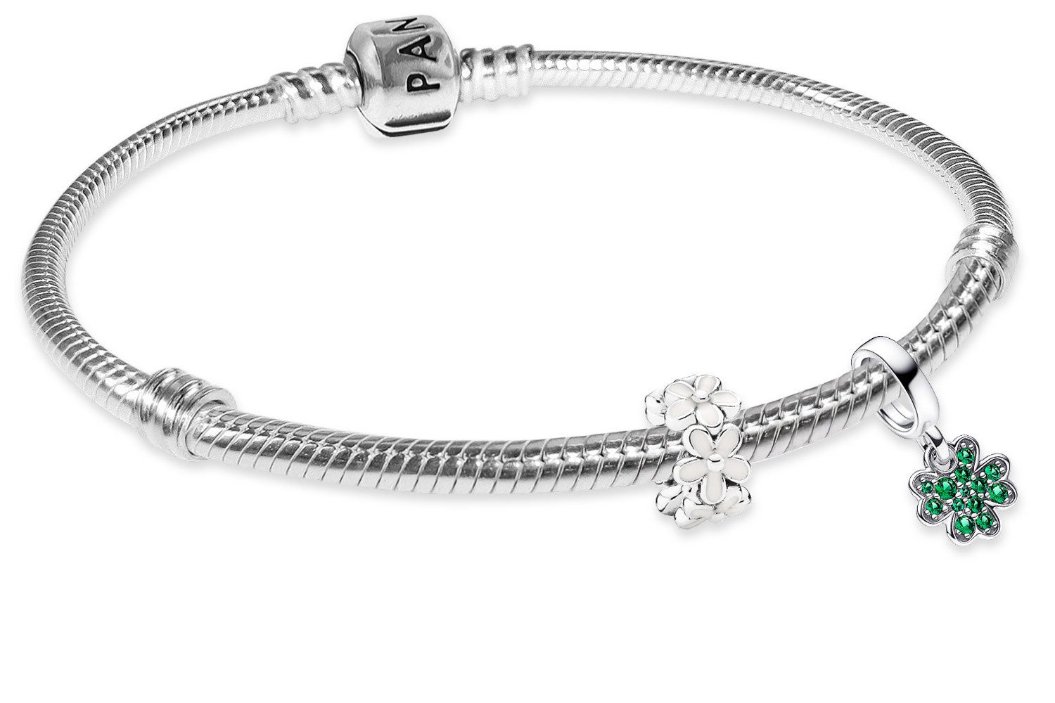 Pandora Charm-Armband Silber Starter-Set Glücksbringer günstig online kaufen