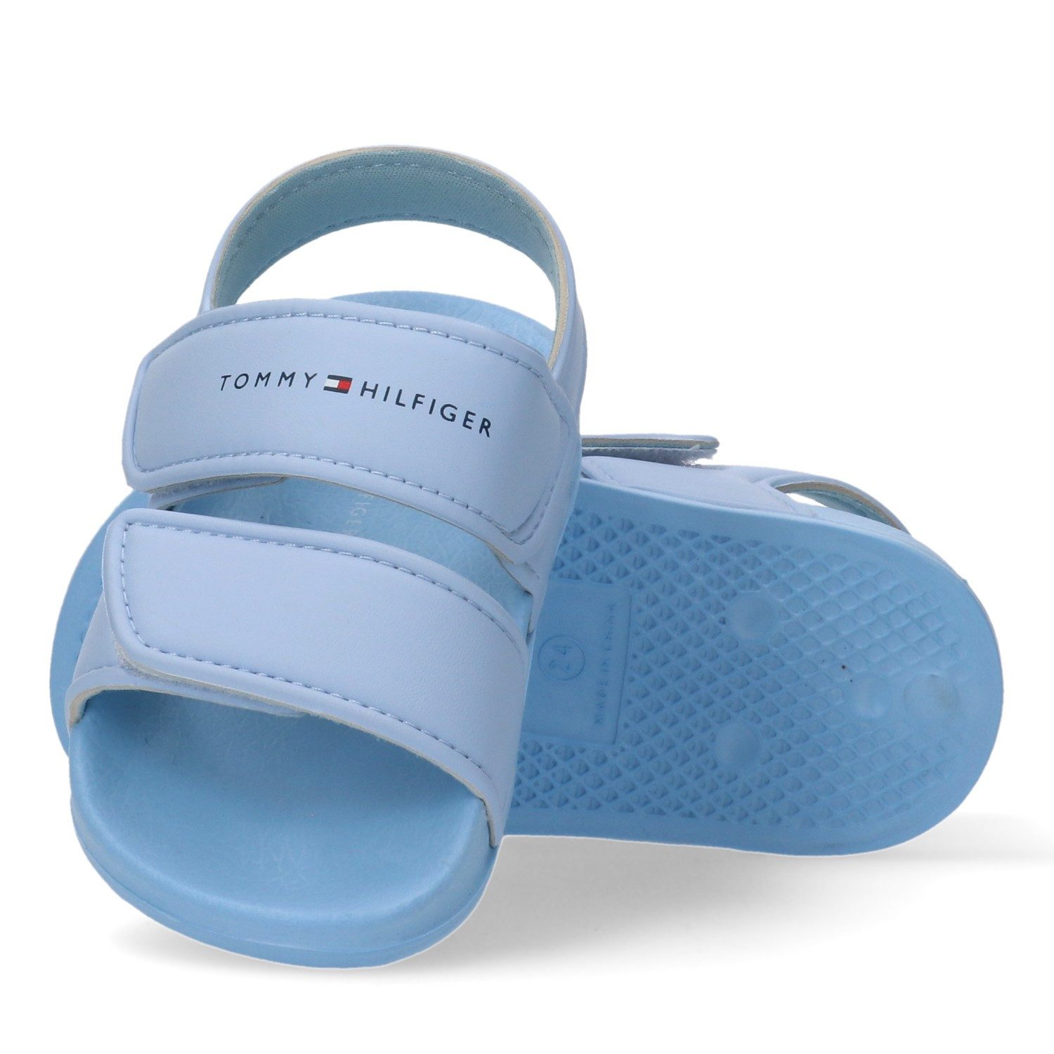 Tommy Hilfiger Badesandale Badeschuh, Wassersandale, Sommerschuh mit Klettverschlüssen