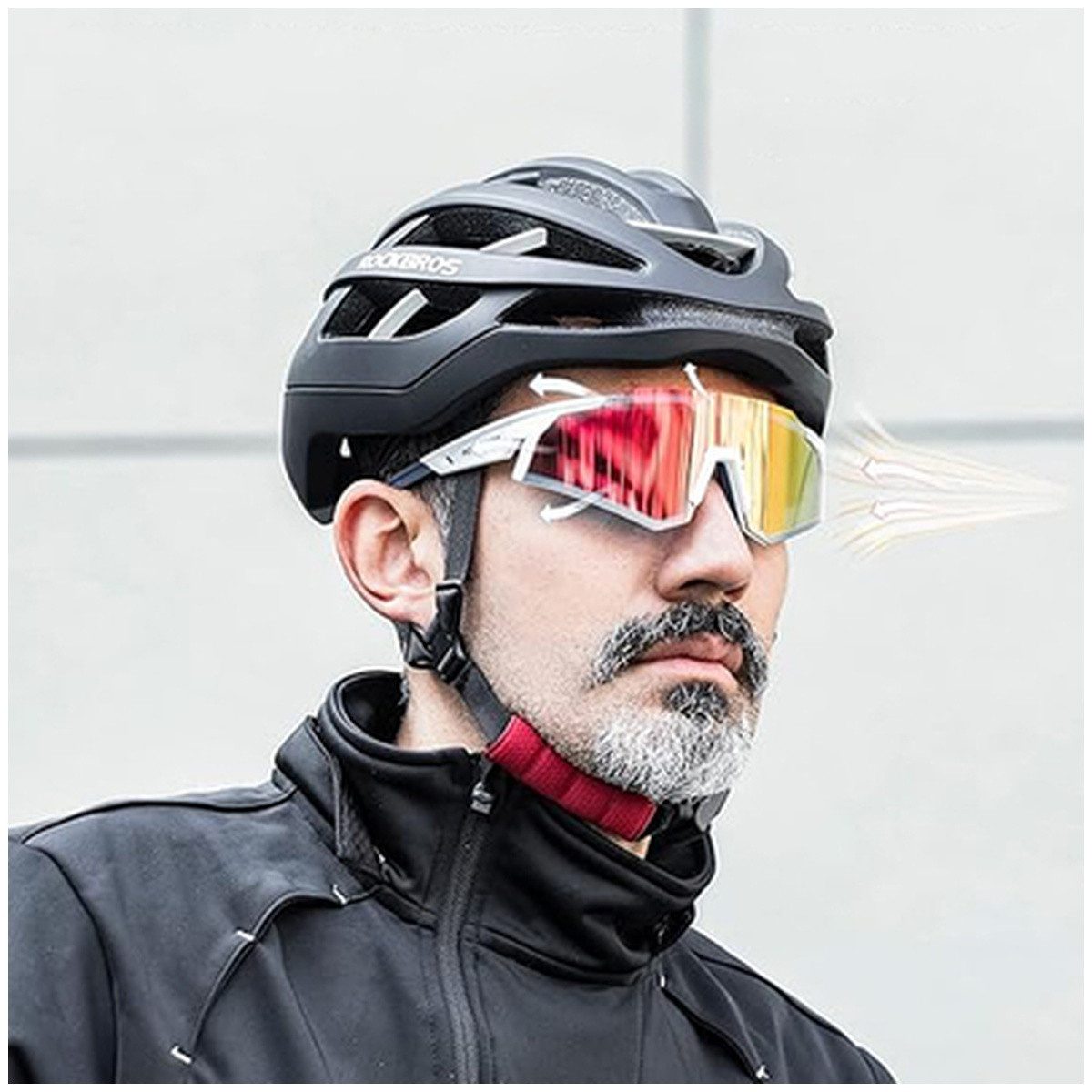 ROCKBROS Fahrradbrille Rockbros SP297 Fahrradbrille polarisiert