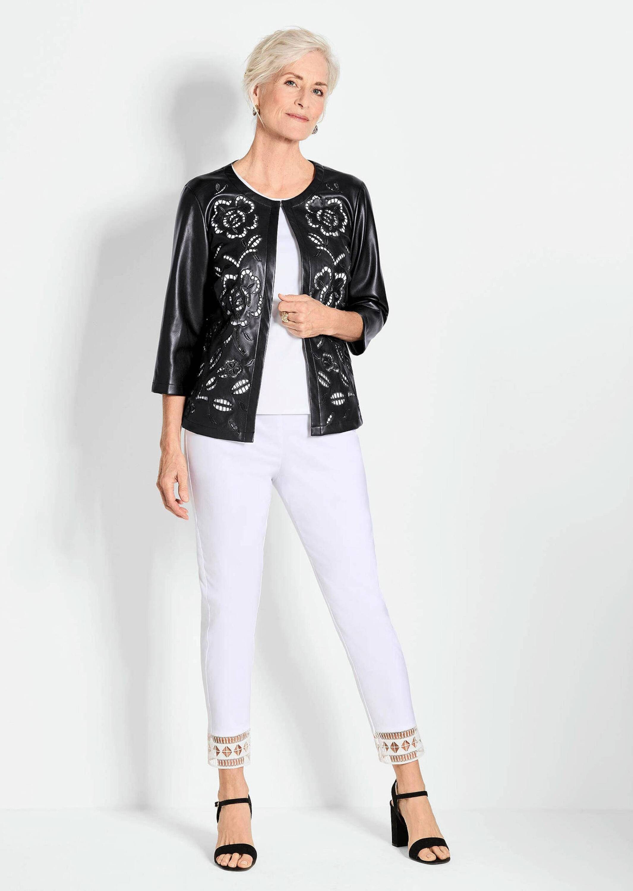 GOLDNER Outdoorjacke Jacke in Lederoptik günstig online kaufen