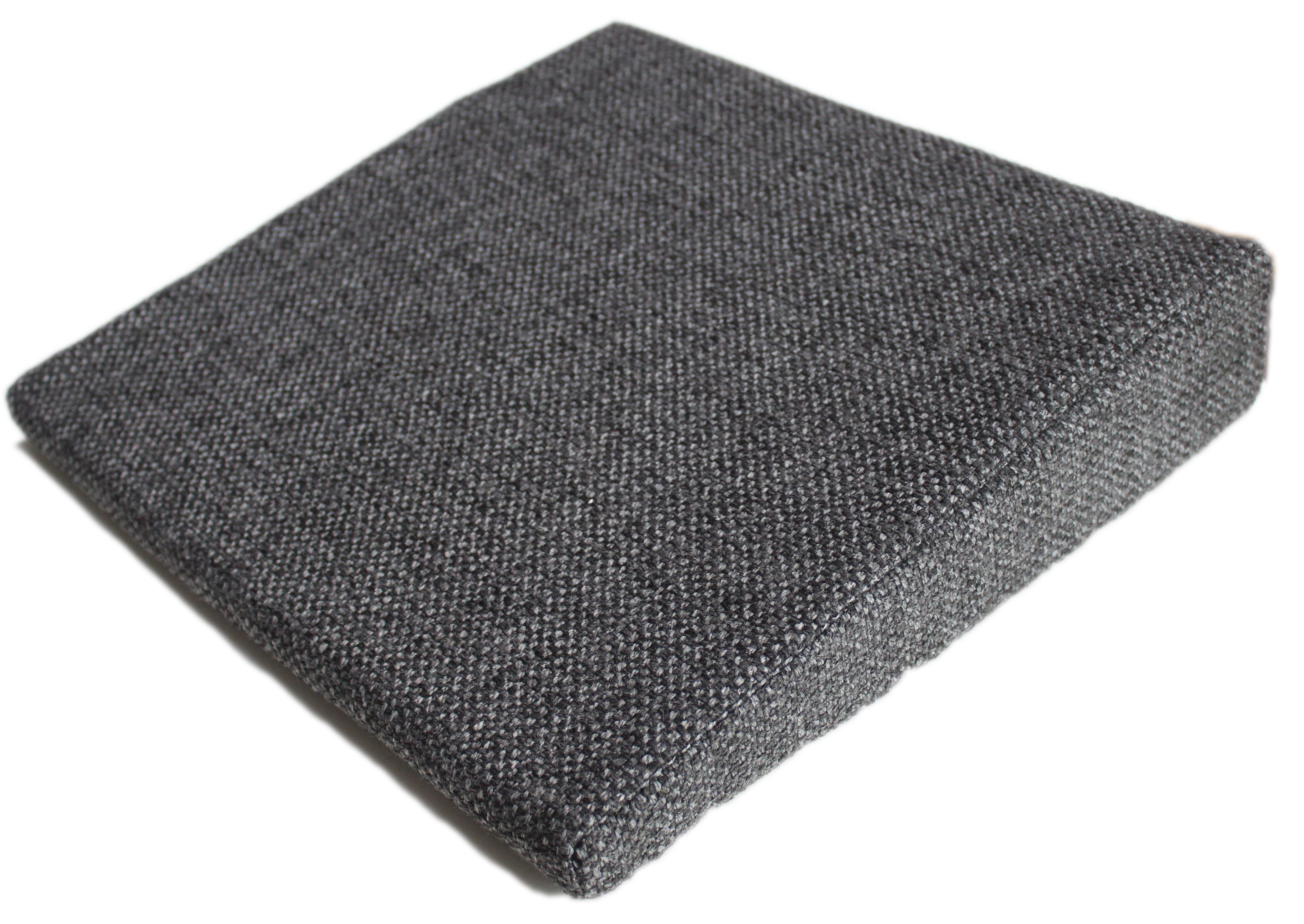 Brilliant Sitzkissen / Sitzkeil / Grobgewebt / Anthrazit / 38x38x8/2 cm, Ergonomisch