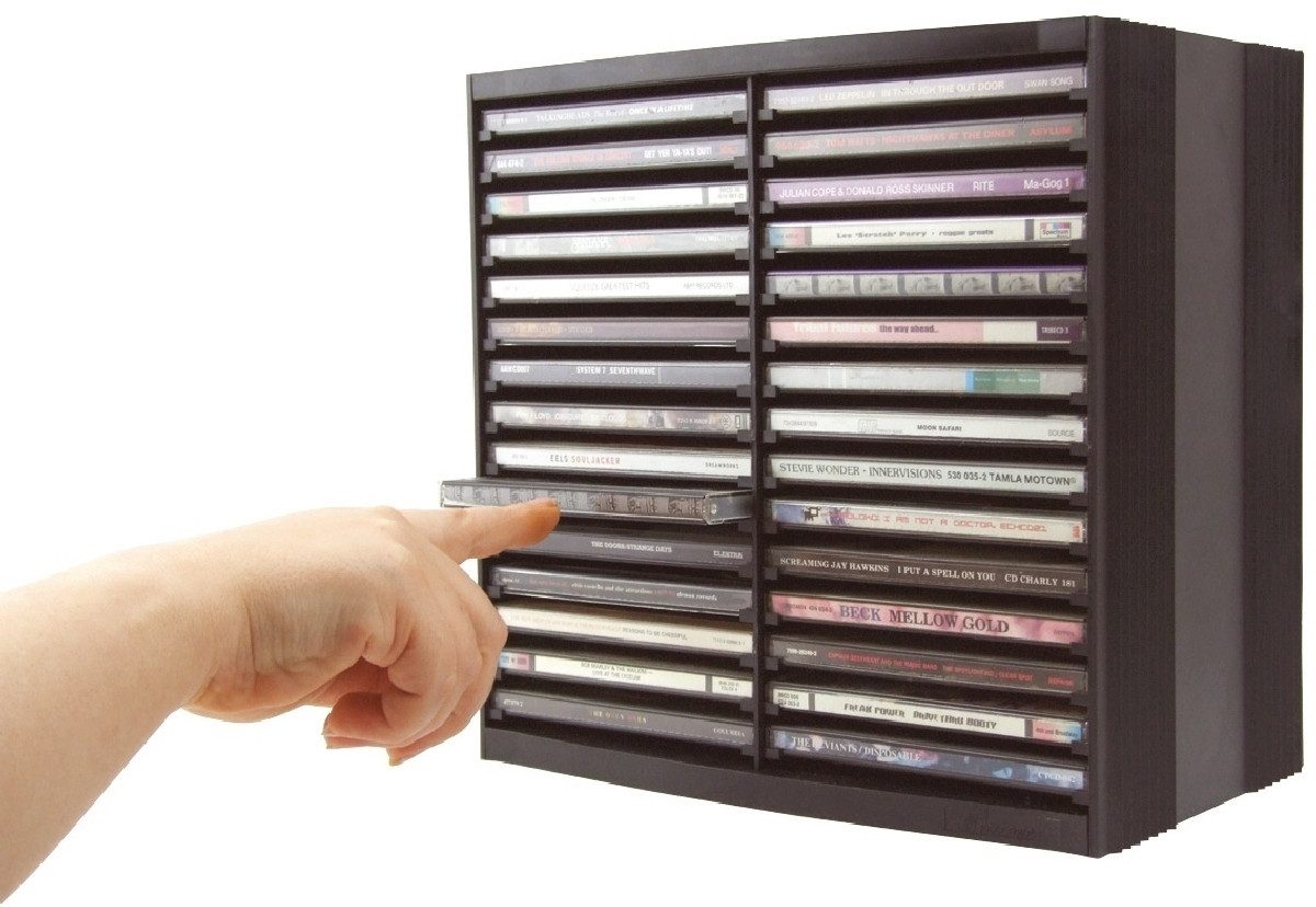 FELLOWES Aufbewahrungsbox CD Spring CD/DVD-Box 48 günstig online kaufen