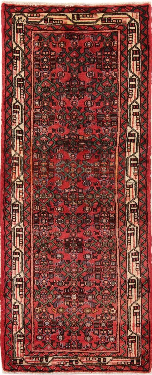 Orientteppich Hamadan 74x189 Handgeknüpfter Orientteppich / Perserteppich Läufer, Nain Trading, rechteckig, Höhe: 8 mm