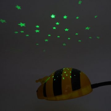 click-licht Tischleuchte LED Kindertischleuchte Hummel in Gelb und Schwarz, Touchfunktion: Ja, Leuchtmittel enthalten: Ja, fest verbaut, LED, 5000, Kinderzimmerlampe, Kinderleuchte