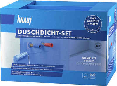 KNAUF Latex Bodenfliese Knauf Duschdicht-Set, Blau