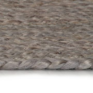 Teppich Handgefertigt Jute Rund 150 cm Grau, furnicato, Runde