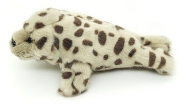 Uni-Toys Kuscheltier Seehund grau-gepunktet - verschied. Größen - Plüsch-Robbe, Plüschtier, zu 100 % recyceltes Füllmaterial