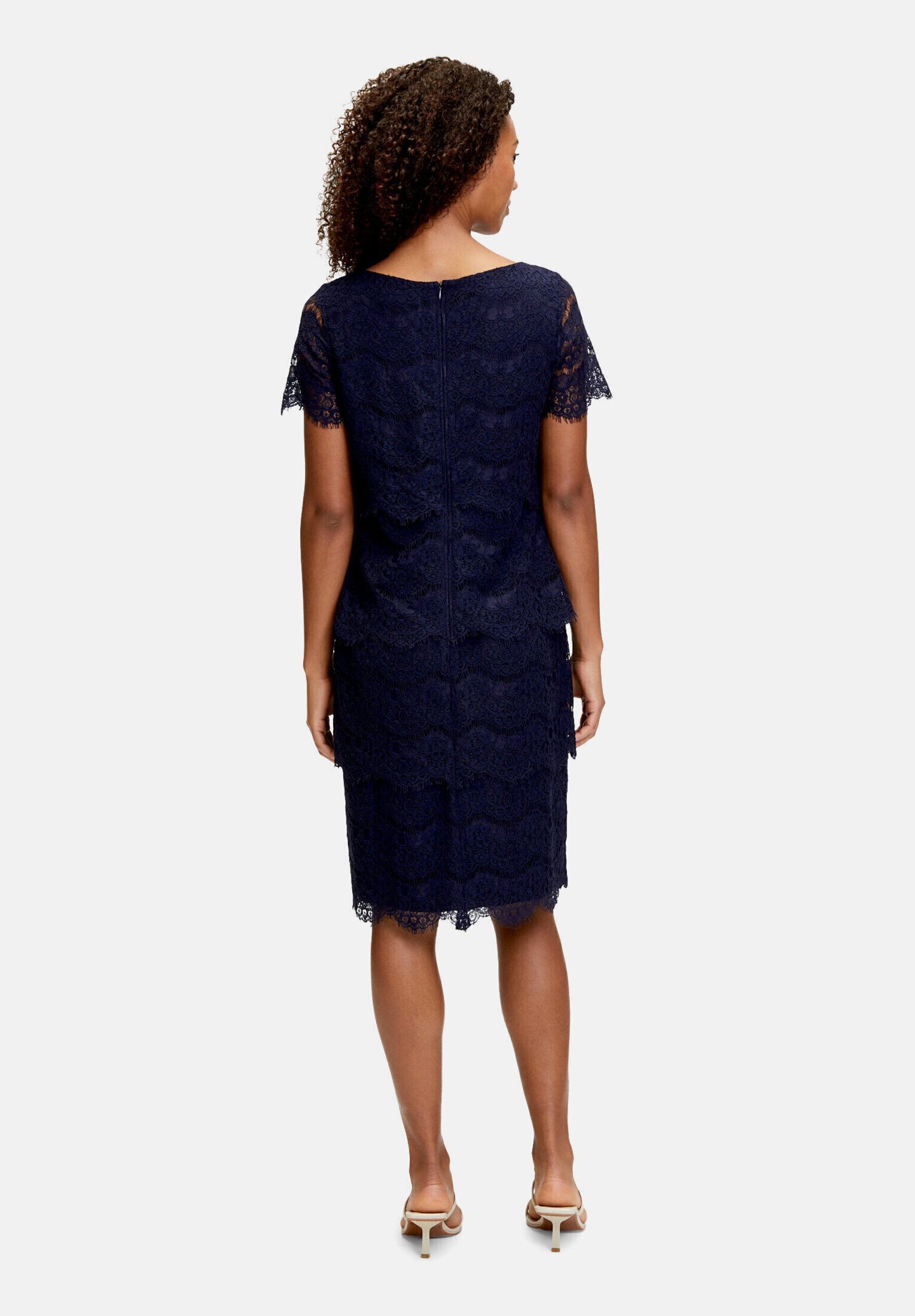 Vera Mont Spitzenkleid Damen kurzarm Spitze