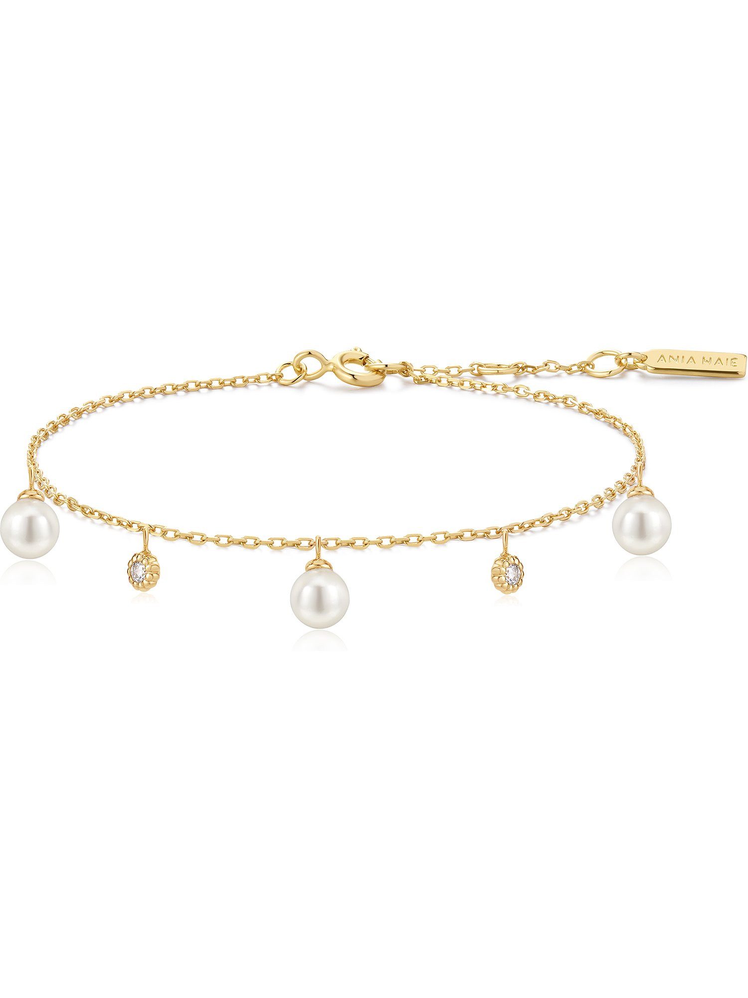 Ania Haie Armband Ania Haie Damen-Armband 925er Silber 2 Zirkonia