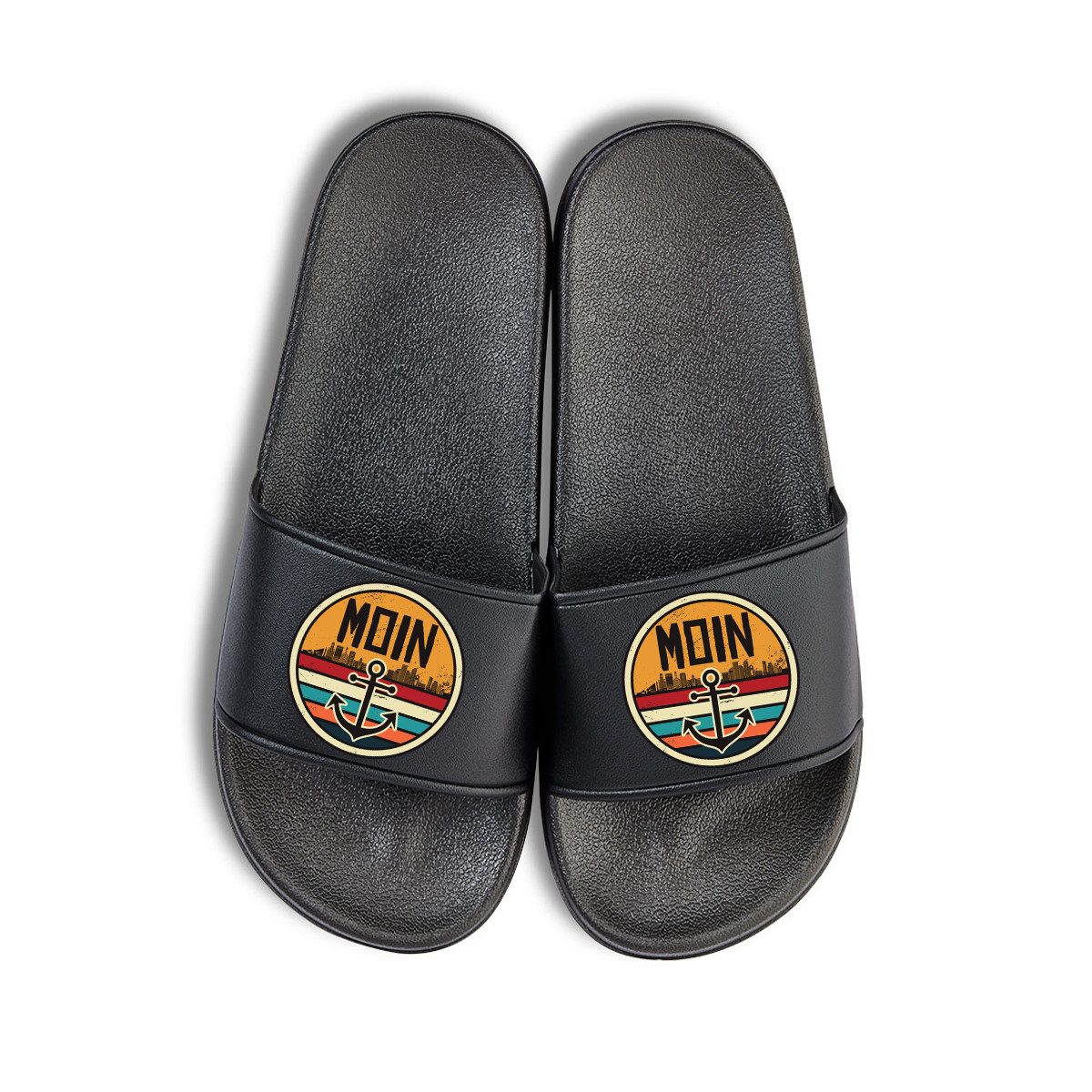 Moin Unisex Badelatschen Flip Flops Herren Damen Badeschuh