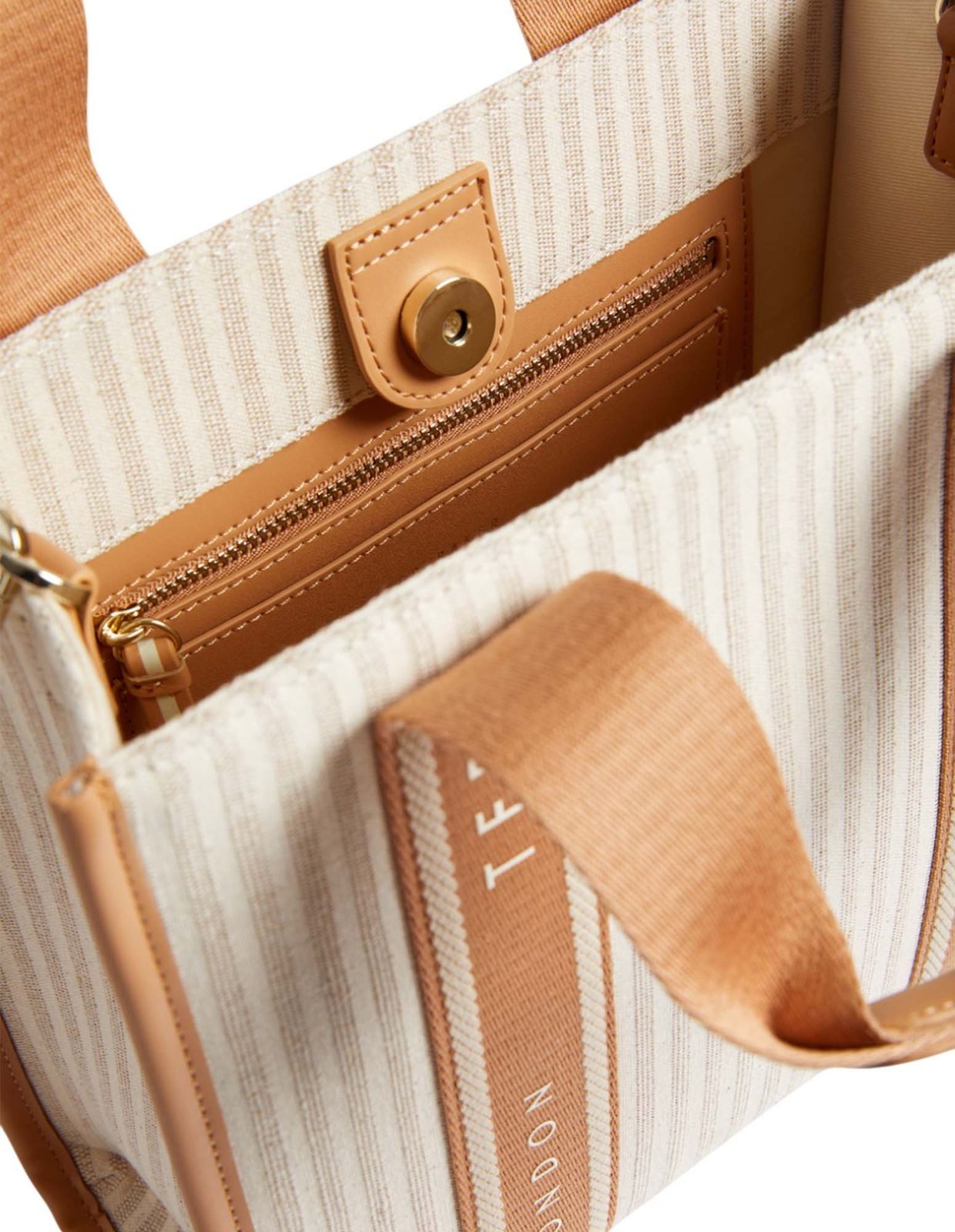 Ted Baker Handtasche Harllee Striped Canvas Webbing Crossbody Bag