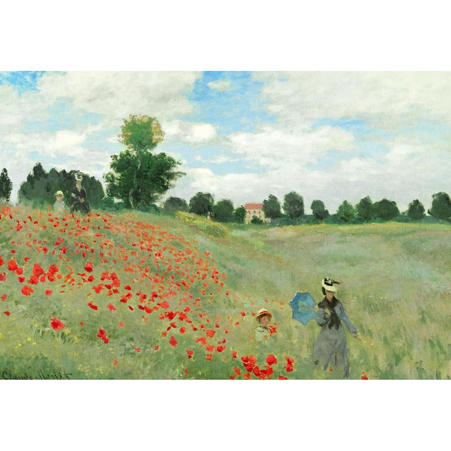 LuxusKollektion Puzzle Puzzle 1000 Teile Mohnblume Kunst, Puzzleteile
