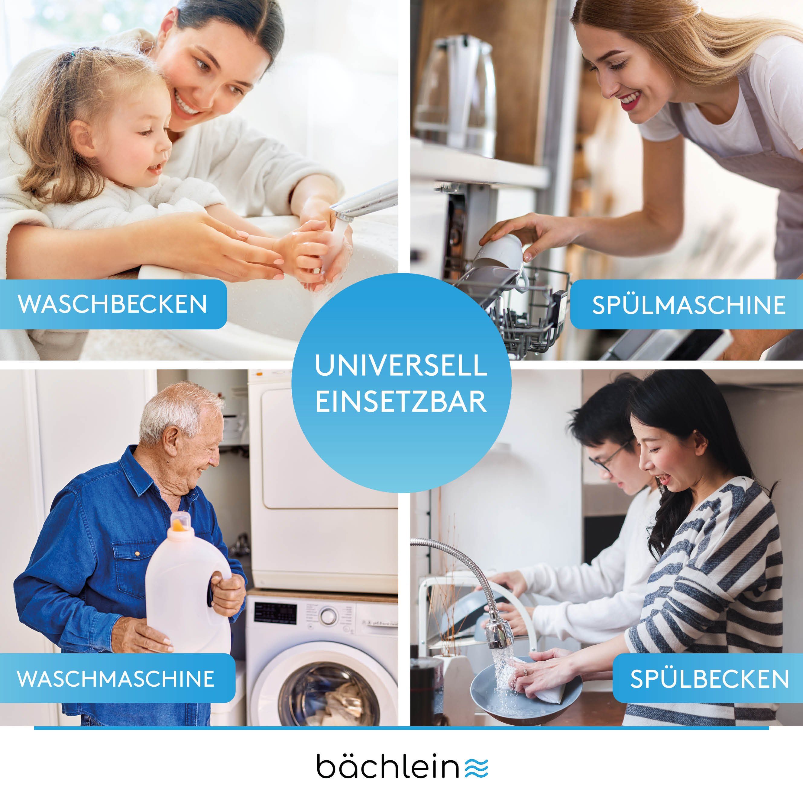 Bächlein Siphon flexibler Röhrensiphon für Küchenspüle, Made in Germany – Bild 5 von 5