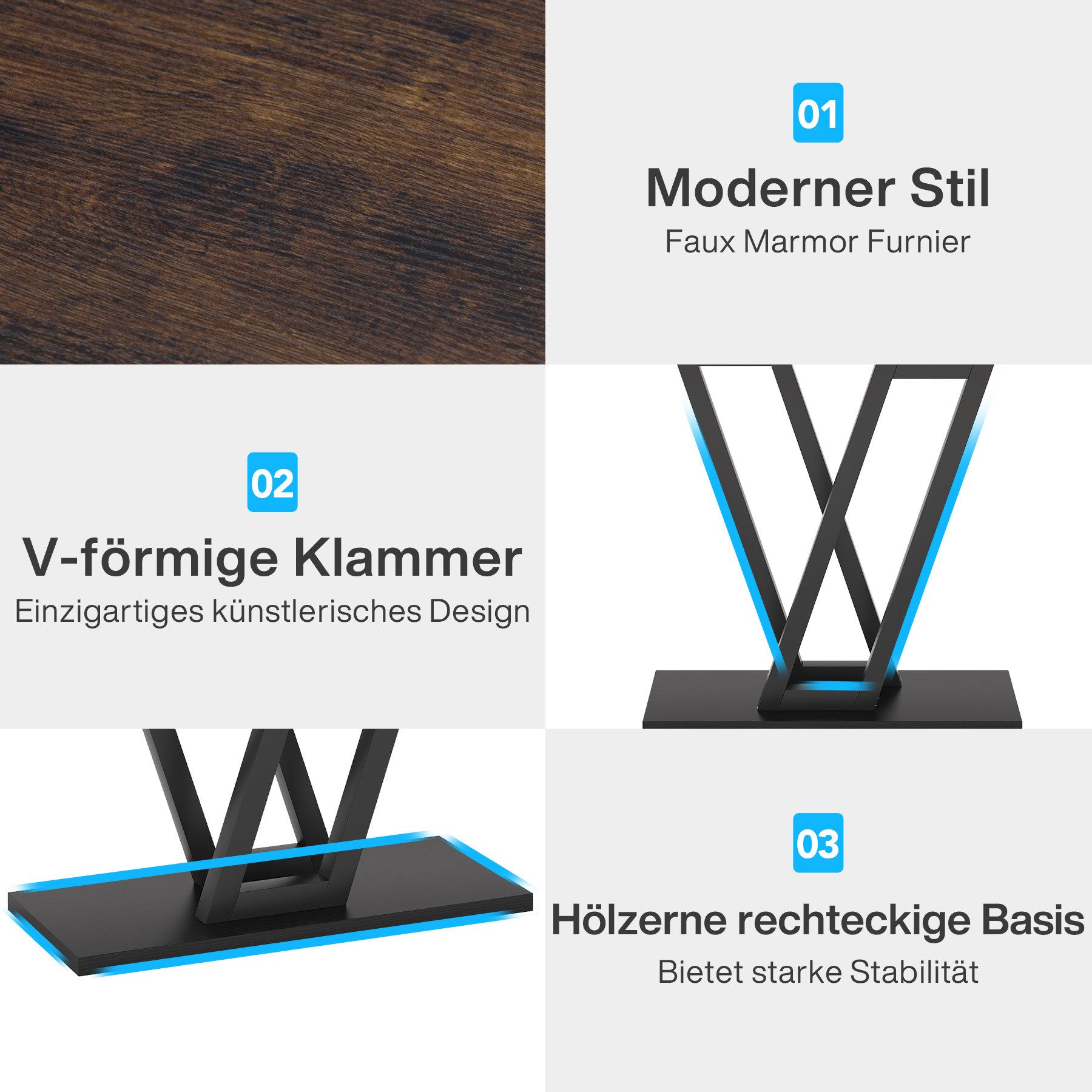 Tribesigns Konsolentisch Industrie Flurtisch für Eingangsbereich