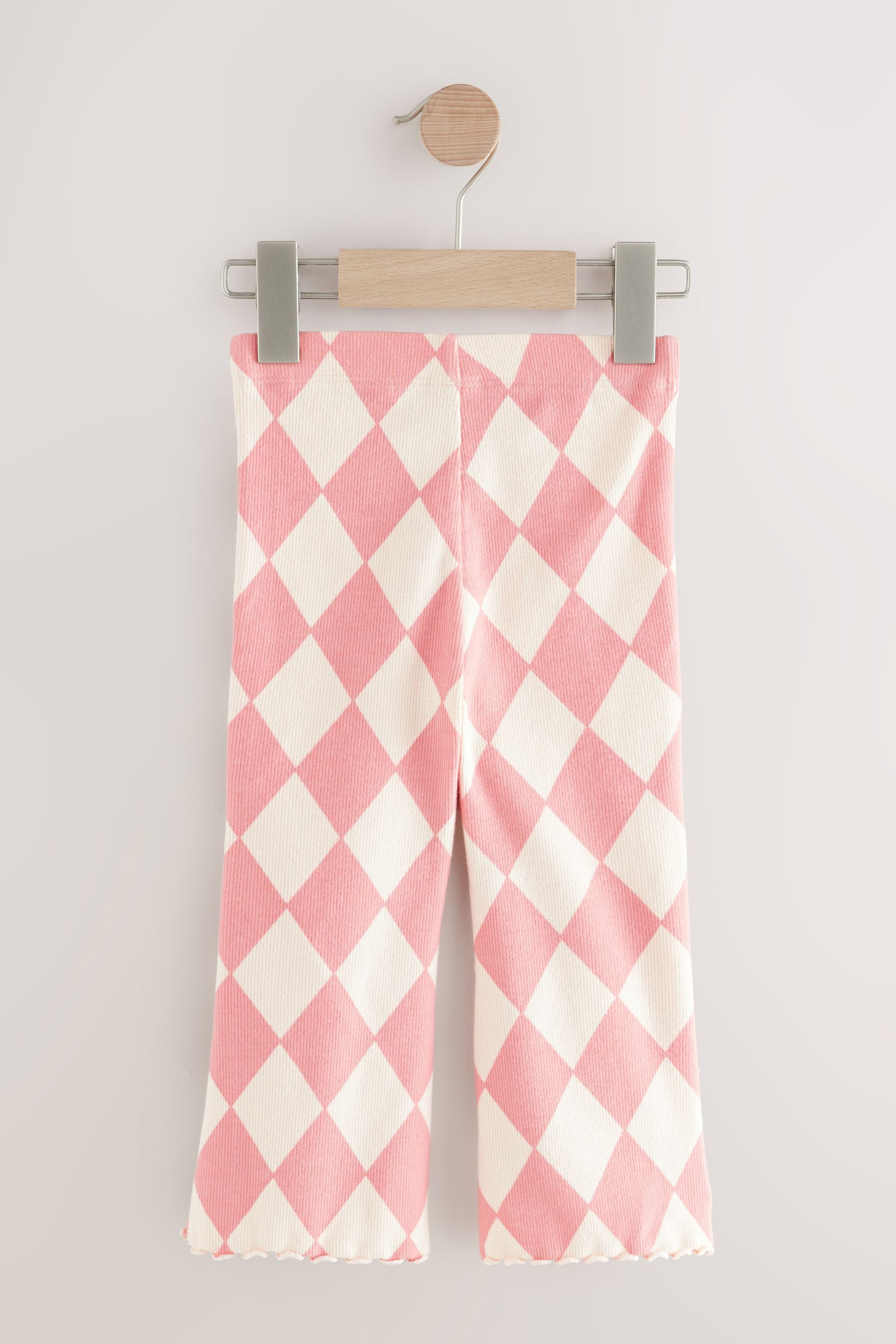 Next Leggings Gerippte Leggings mit ausgestelltem günstig online kaufen