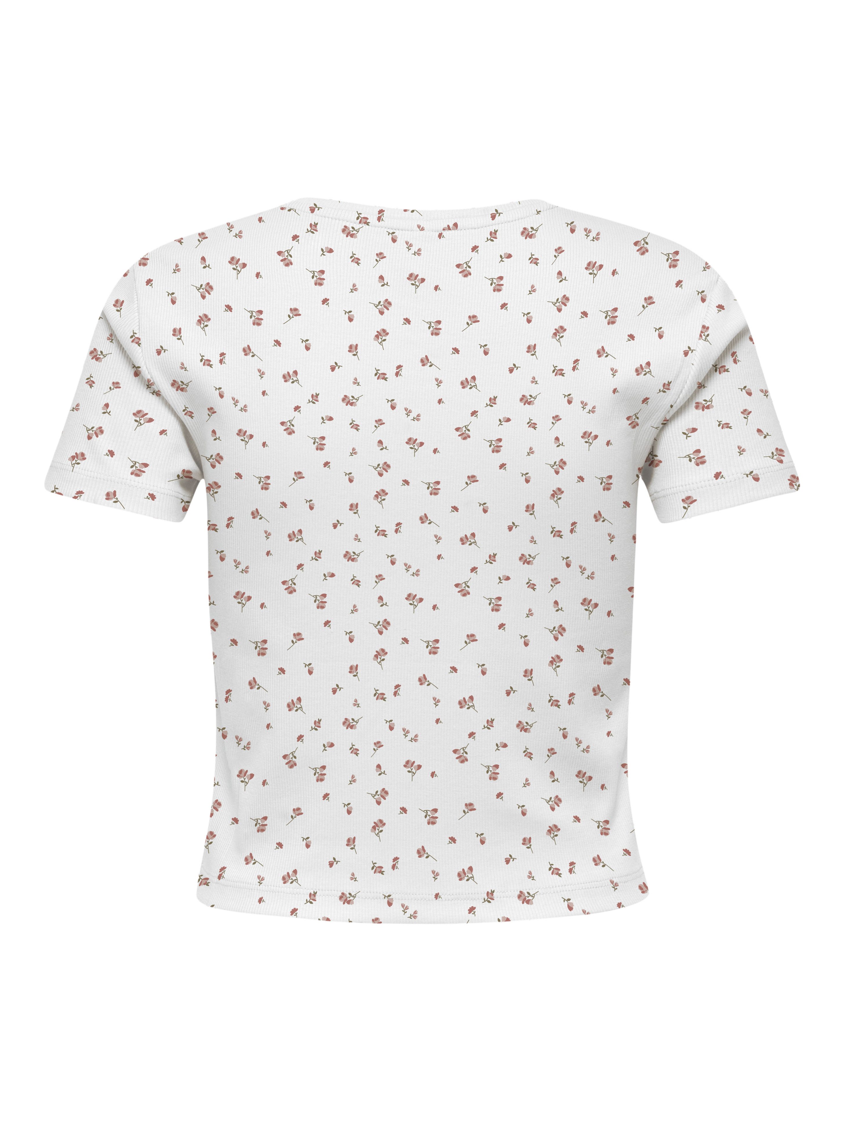 ONLY Kurzarmshirt ONLFENJA LIFE SS AOP TOP JRS NOOS Baumwollmischung, Cropp günstig online kaufen