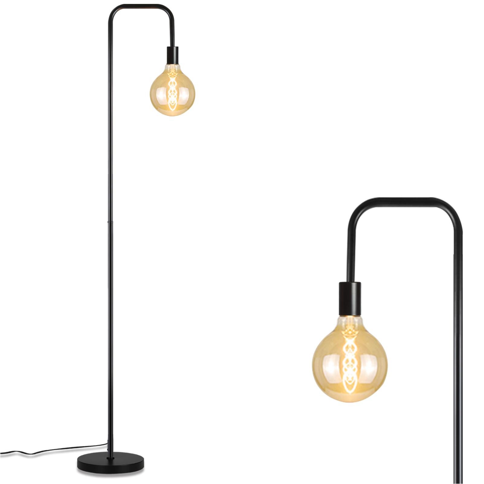 ZMH Stehlampe Schwarz Retro Industrial Lampe Vintage mit Fußschalter E27, o günstig online kaufen