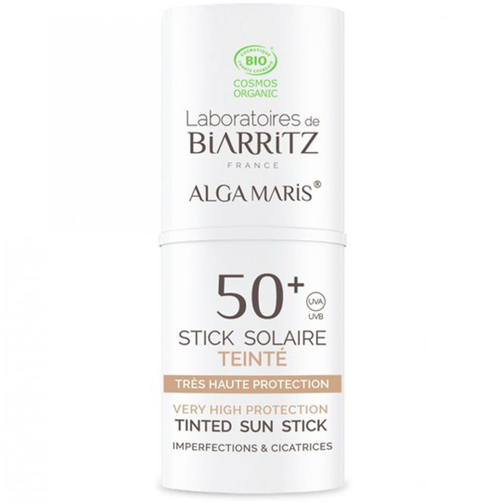 Laboratoires Biarritz Sonnenschutzstift Alga Maris Sunscreen Stick getönt LSF, 9 ml