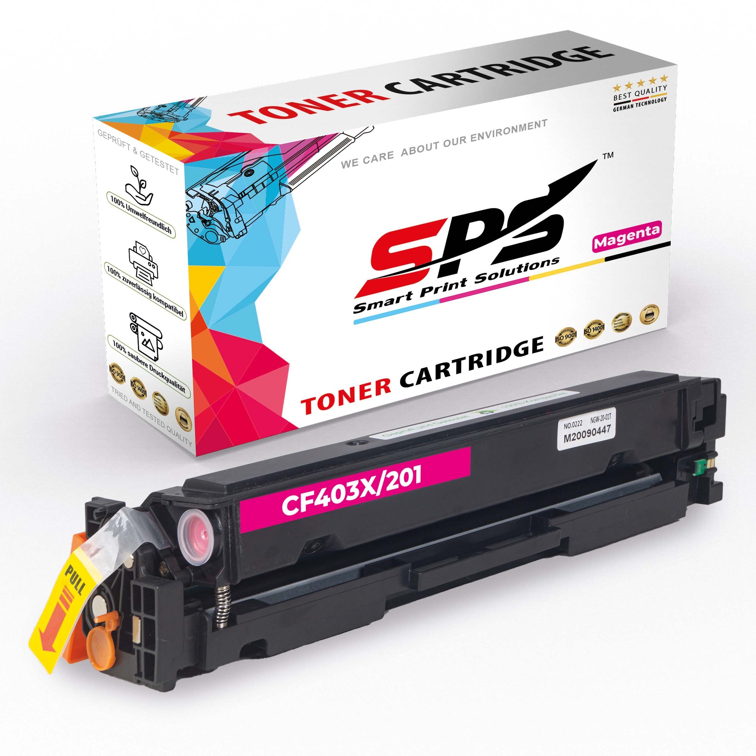 SPS Tonerkartusche Kompatibel für HP Color Laserjet Pro 200 M252, (1er Pack, 1-St., 1 x Toner (Für HP CF403X Magenta)
